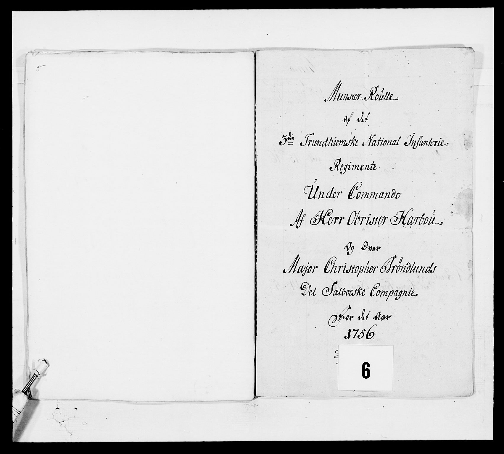 Kommanderende general (KG I) med Det norske krigsdirektorium, AV/RA-EA-5419/E/Ea/L0515: 3. Trondheimske regiment, 1756-1767, p. 85