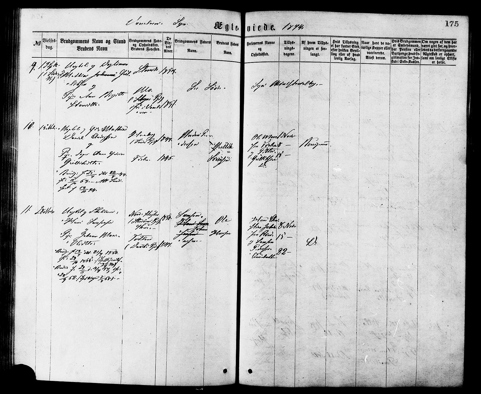 Ministerialprotokoller, klokkerbøker og fødselsregistre - Møre og Romsdal, AV/SAT-A-1454/501/L0007: Parish register (official) no. 501A07, 1868-1884, p. 175