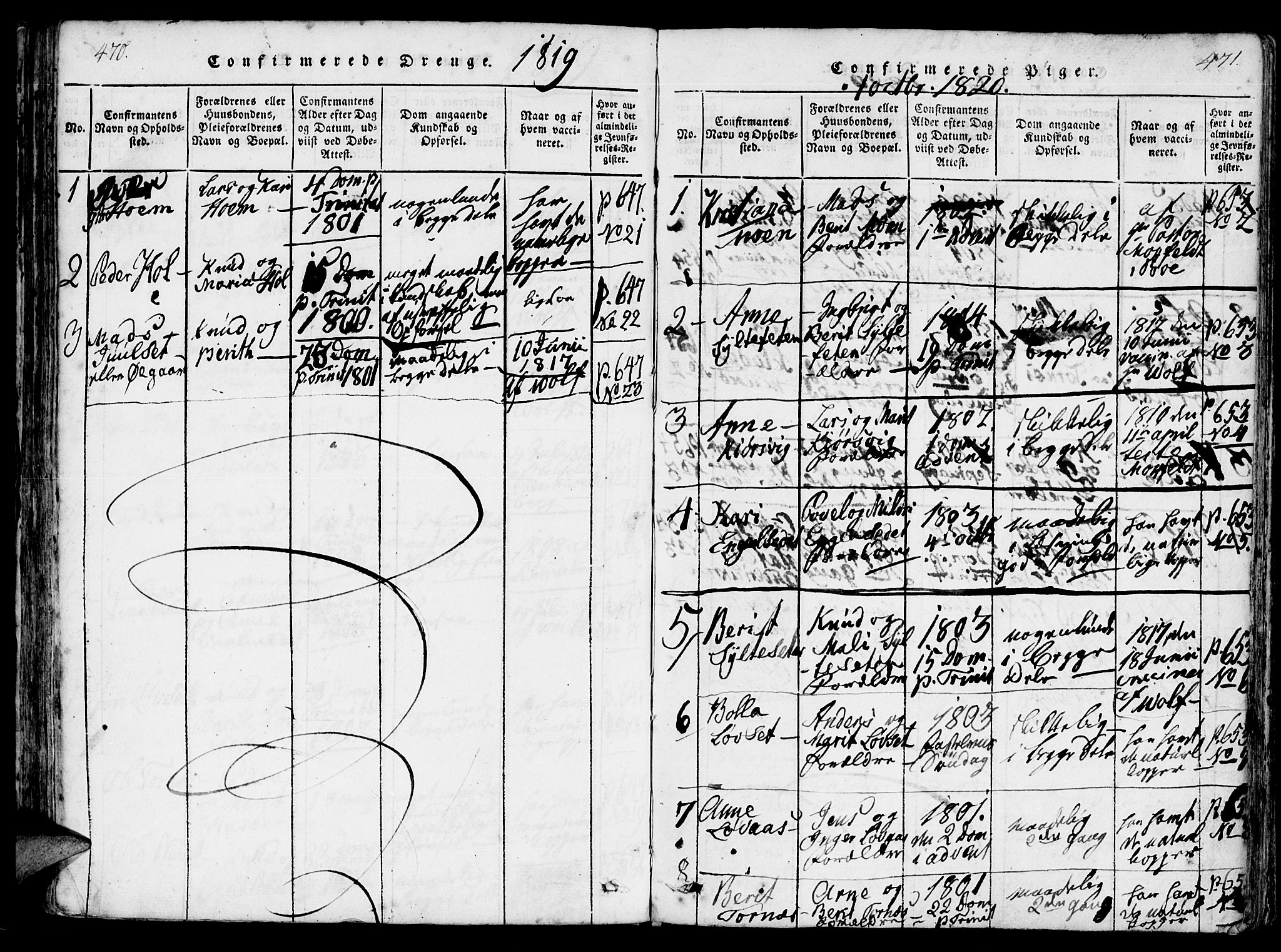 Ministerialprotokoller, klokkerbøker og fødselsregistre - Møre og Romsdal, AV/SAT-A-1454/565/L0747: Parish register (official) no. 565A01, 1817-1844, p. 470-471