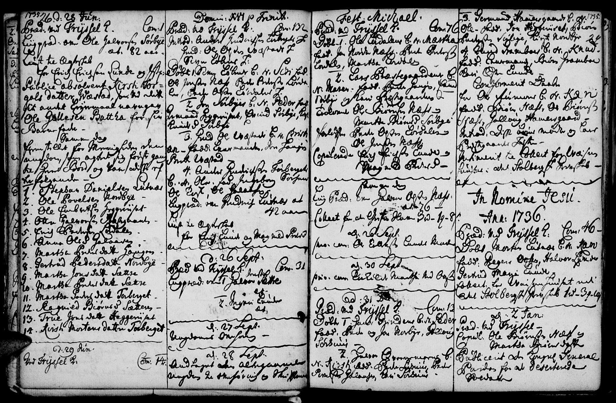 Elverum prestekontor, SAH/PREST-044/H/Ha/Haa/L0001: Parish register (official) no. 1, 1730-1760, p. 26-27