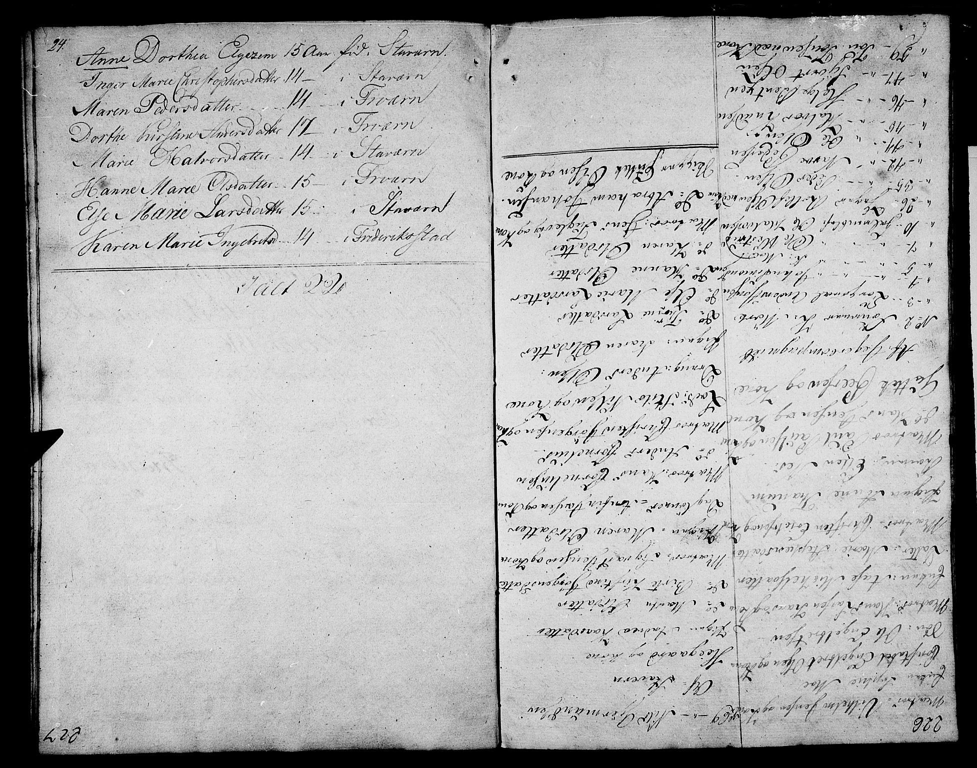 Stavern kirkebøker, SAKO/A-318/F/Fa/L0005: Parish register (official) no. 5, 1800-1816, p. 24-25