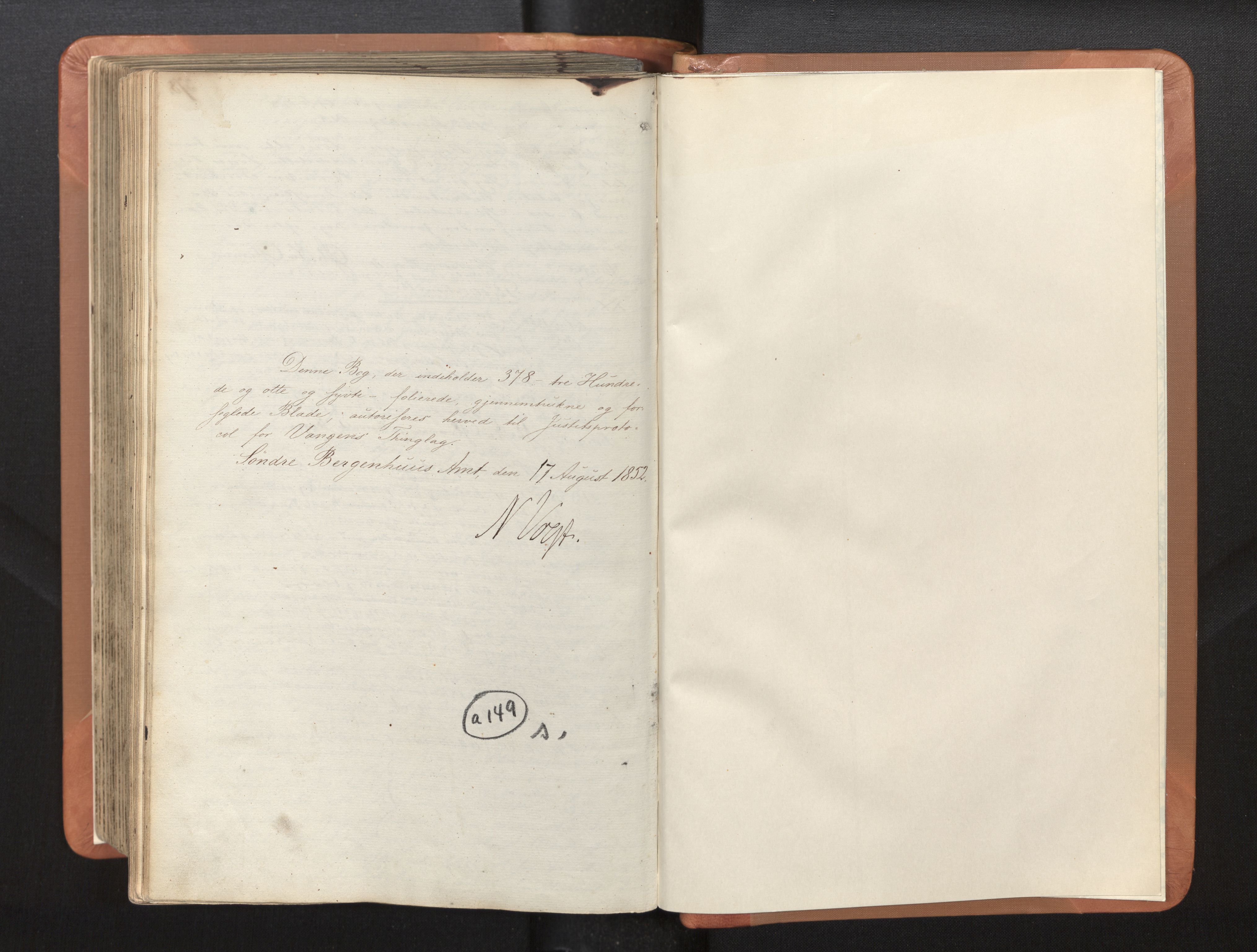 Hardanger og Voss sorenskriveri, SAB/A-2501/1/1A/1Ag/L0015: Tingbok for Voss, 1852-1866, p. 378b