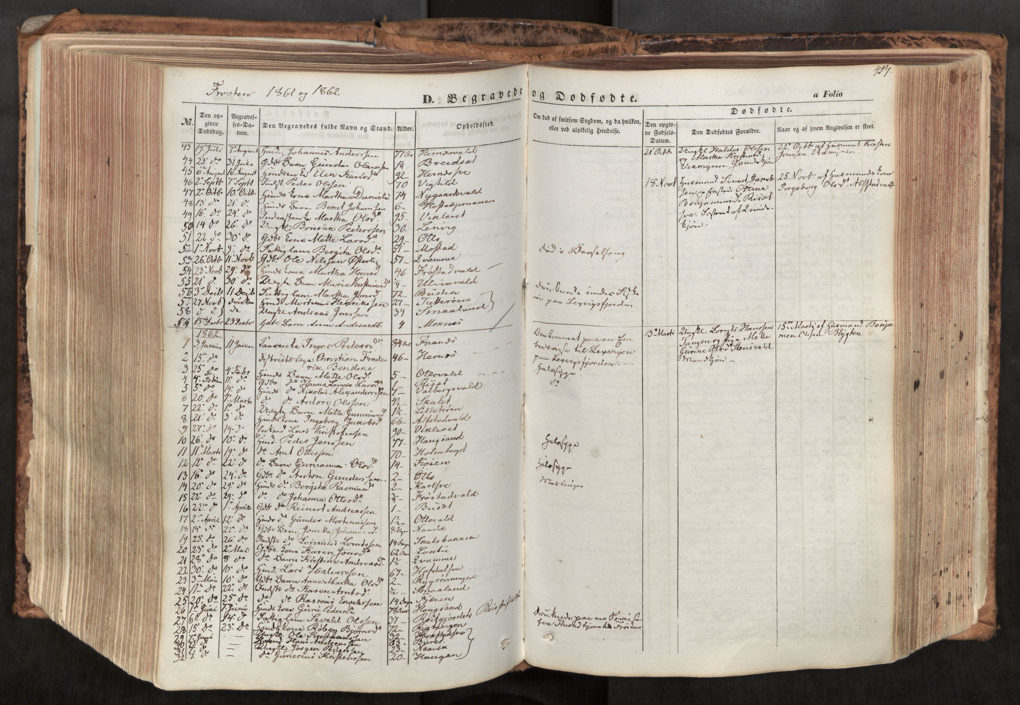 Ministerialprotokoller, klokkerbøker og fødselsregistre - Nord-Trøndelag, SAT/A-1458/713/L0116: Parish register (official) no. 713A07, 1850-1877, p. 457