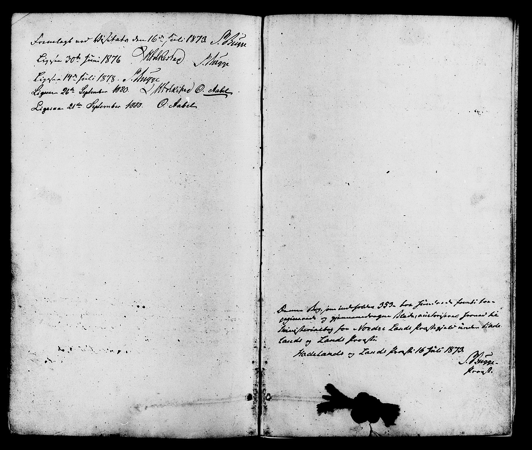 Nordre Land prestekontor, AV/SAH-PREST-124/H/Ha/Haa/L0002: Parish register (official) no. 2, 1872-1881