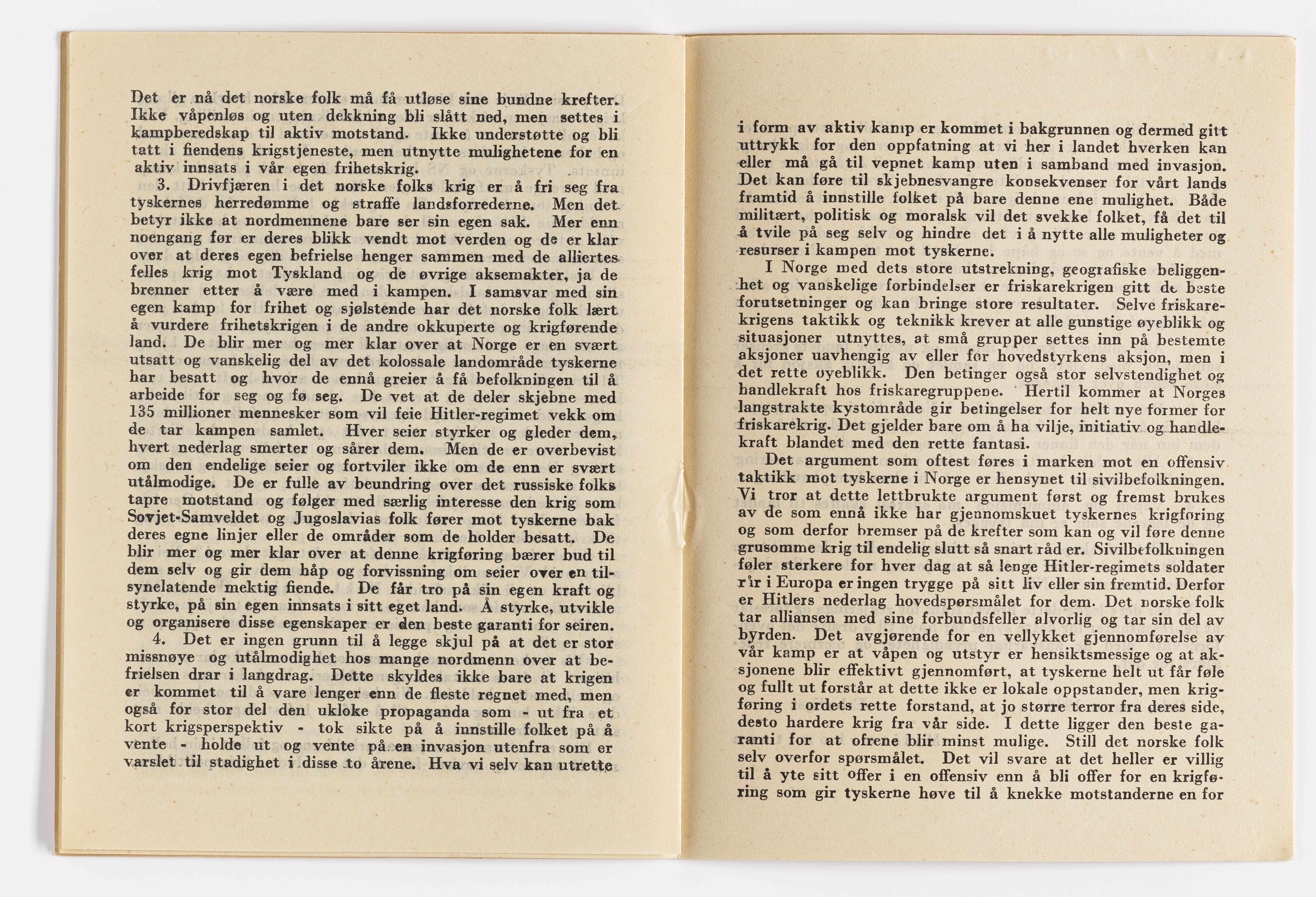 Thomas Rønnow, AFM/GRI-1014/Z/Za/L0001/0004: Pampletter og avis / Den norske arbeidsklassens innenlandsbyrå, 1943-1944