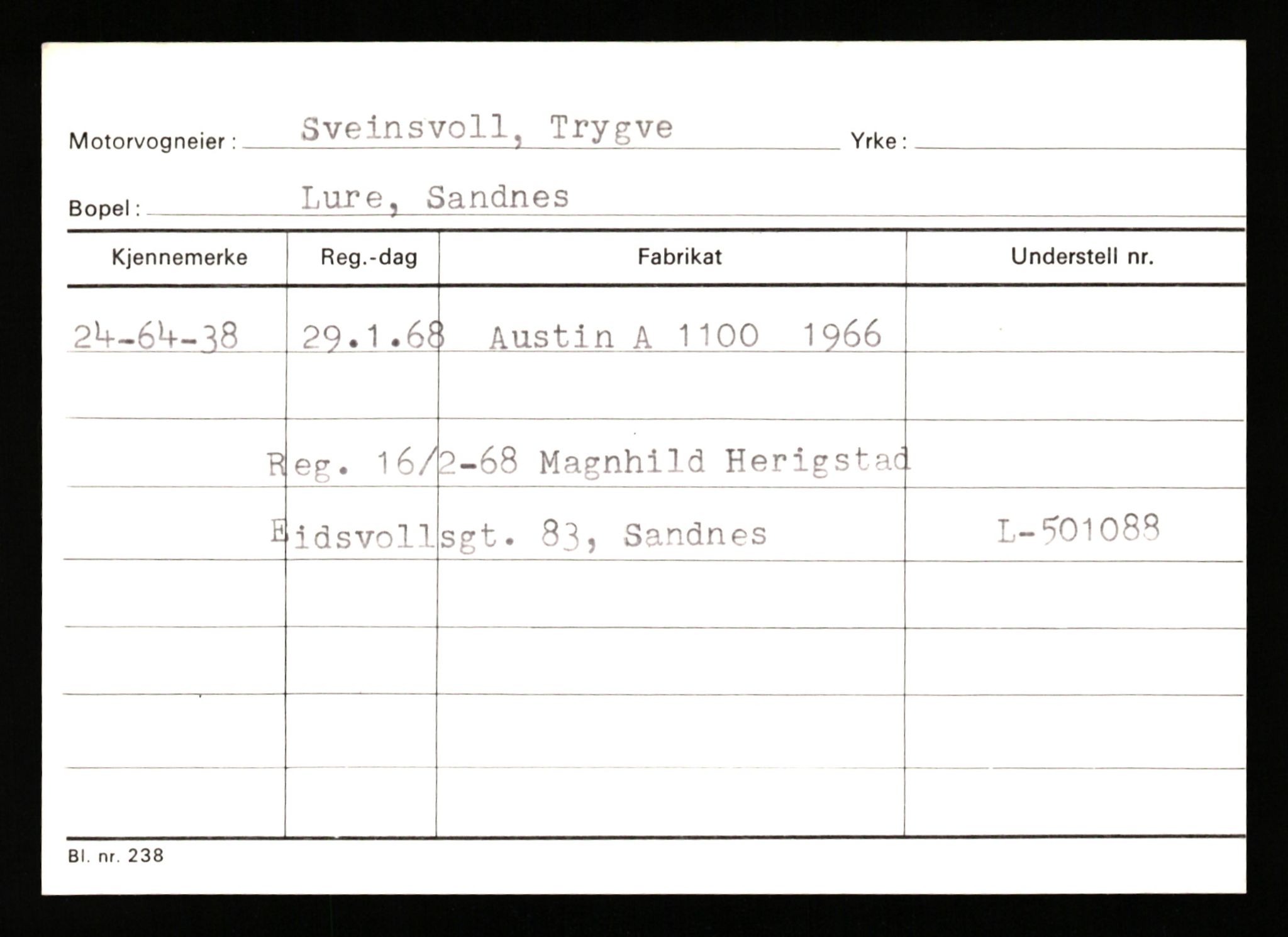 Stavanger trafikkstasjon, AV/SAST-A-101942/0/G/L0011: Registreringsnummer: 240000 - 363477, 1930-1971, p. 265