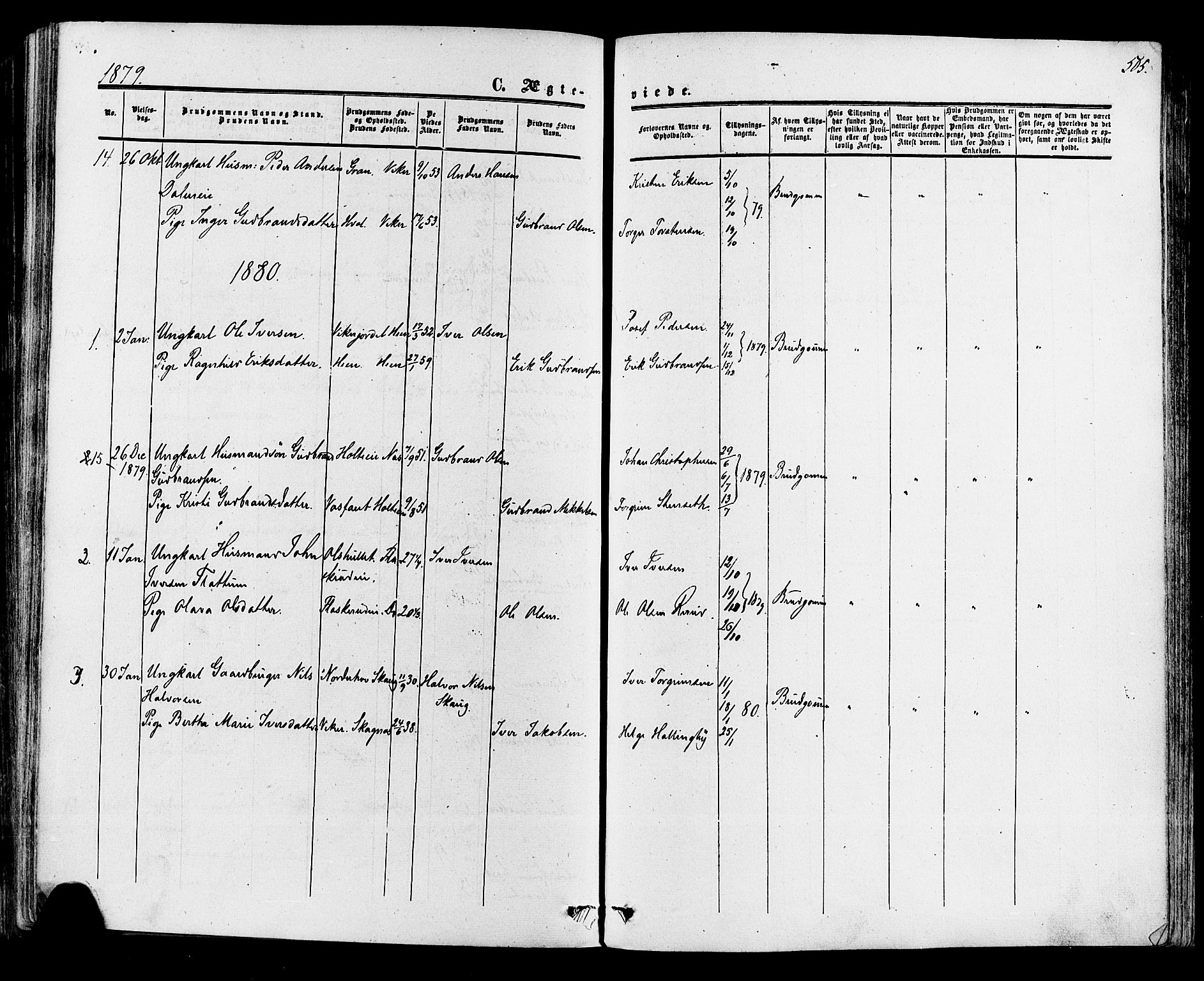 Ådal kirkebøker, SAKO/A-248/F/Fa/L0001: Parish register (official) no. I 1, 1857-1883, p. 505