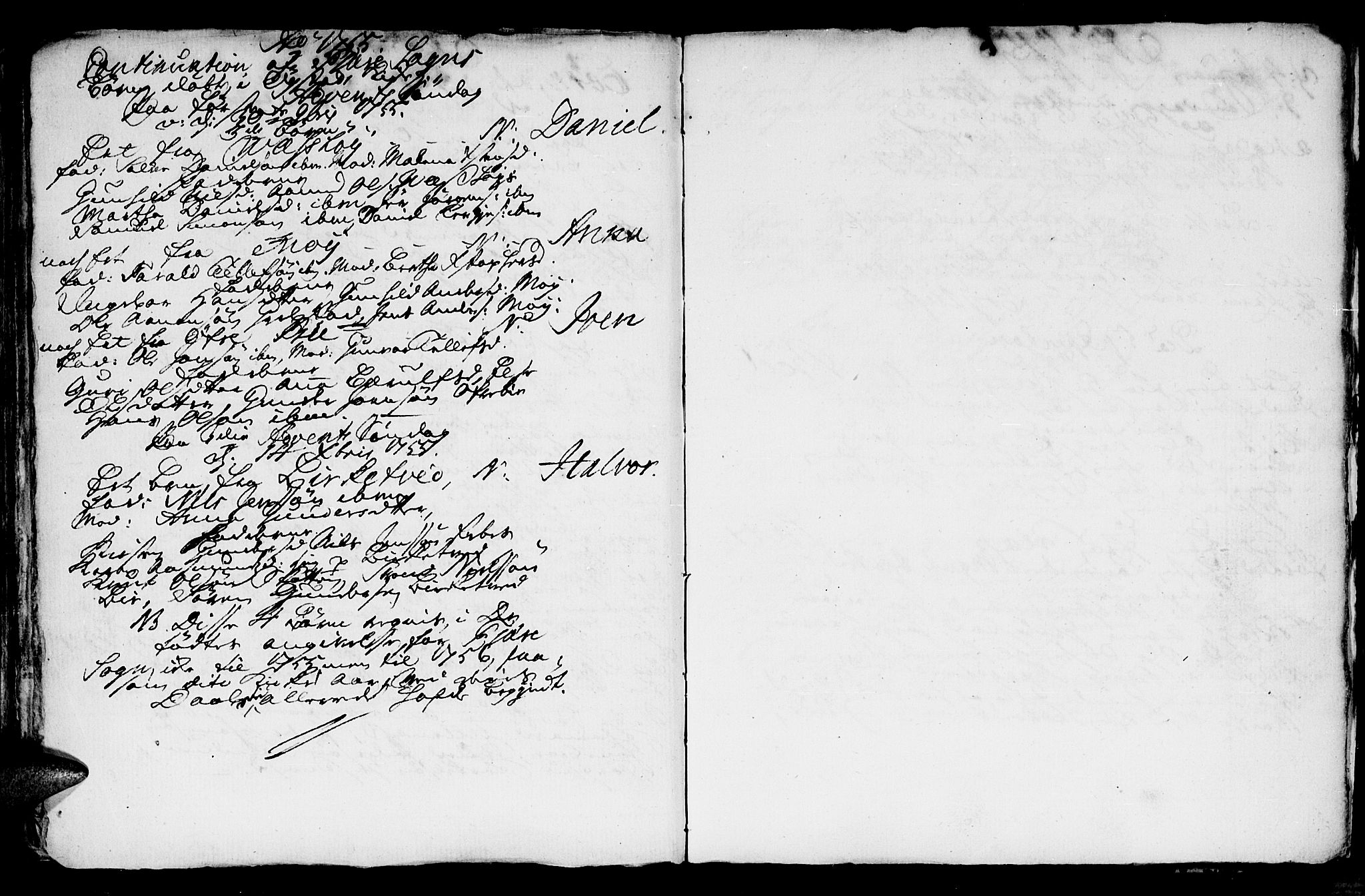 Fjære sokneprestkontor, AV/SAK-1111-0011/F/Fb/L0002: Parish register (copy) no. B 2, 1751-1756, p. 134-135