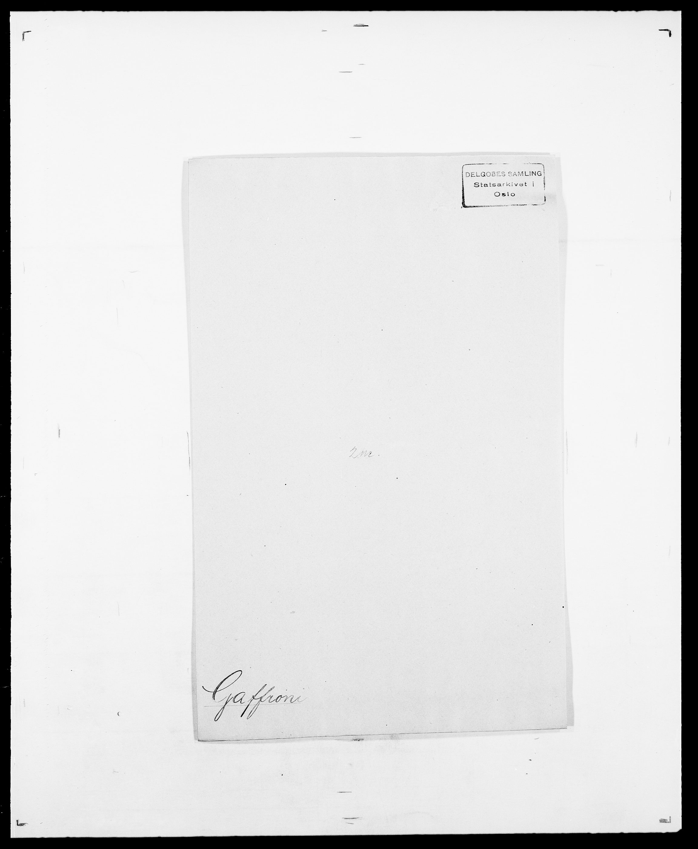Delgobe, Charles Antoine - samling, SAO/PAO-0038/D/Da/L0013: Forbos - Geving, p. 395