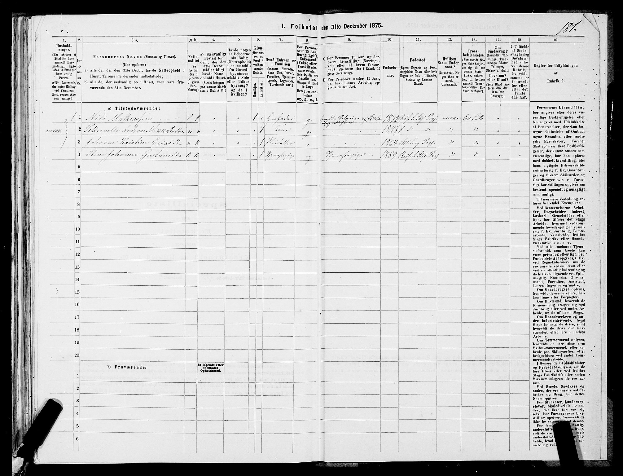 SATØ, 1875 census for 1941P Skjervøy, 1875, p. 3181