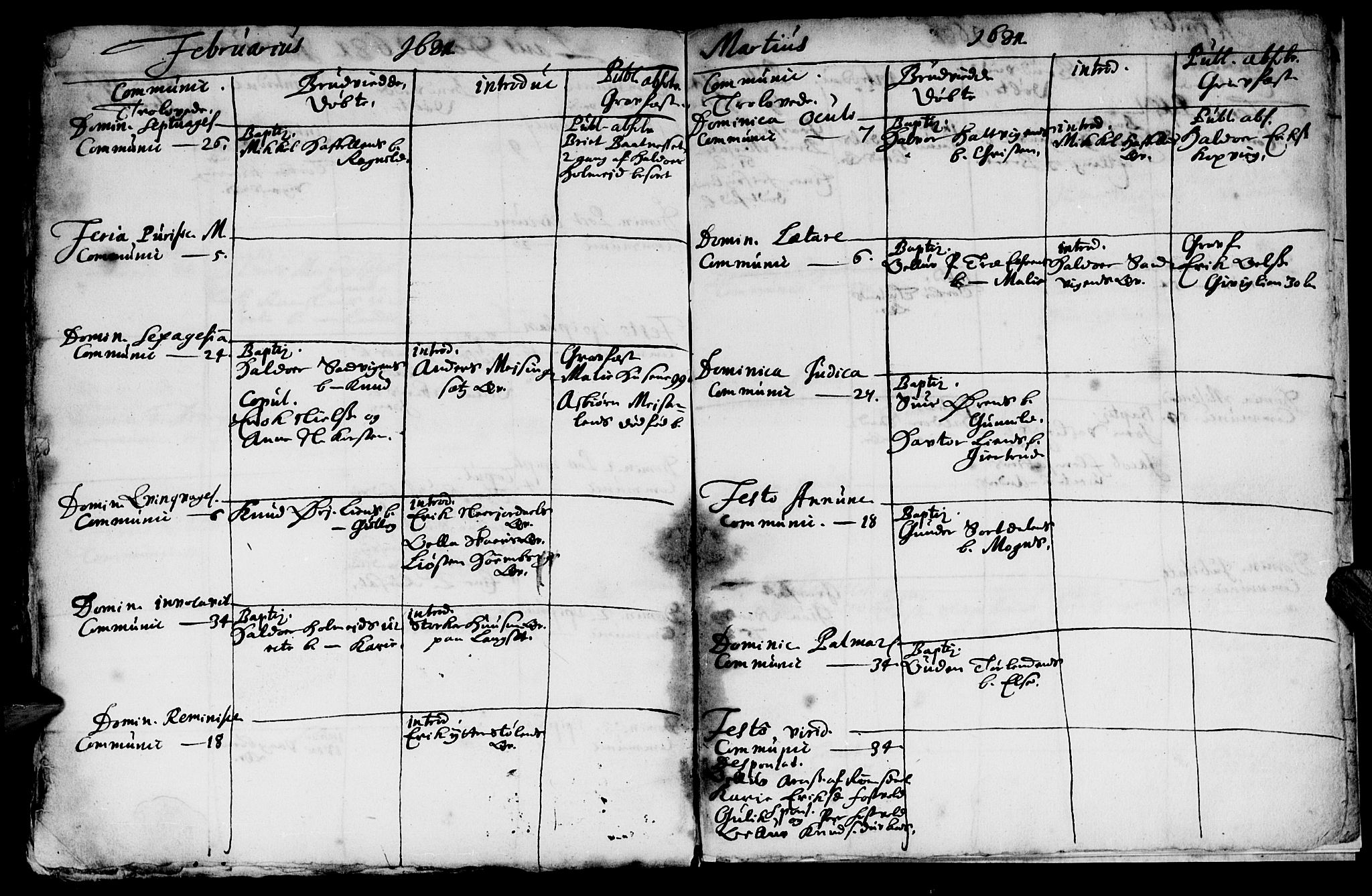 Ministerialprotokoller, klokkerbøker og fødselsregistre - Møre og Romsdal, SAT/A-1454/586/L0975: Parish register (official) no. 586A01, 1645-1681