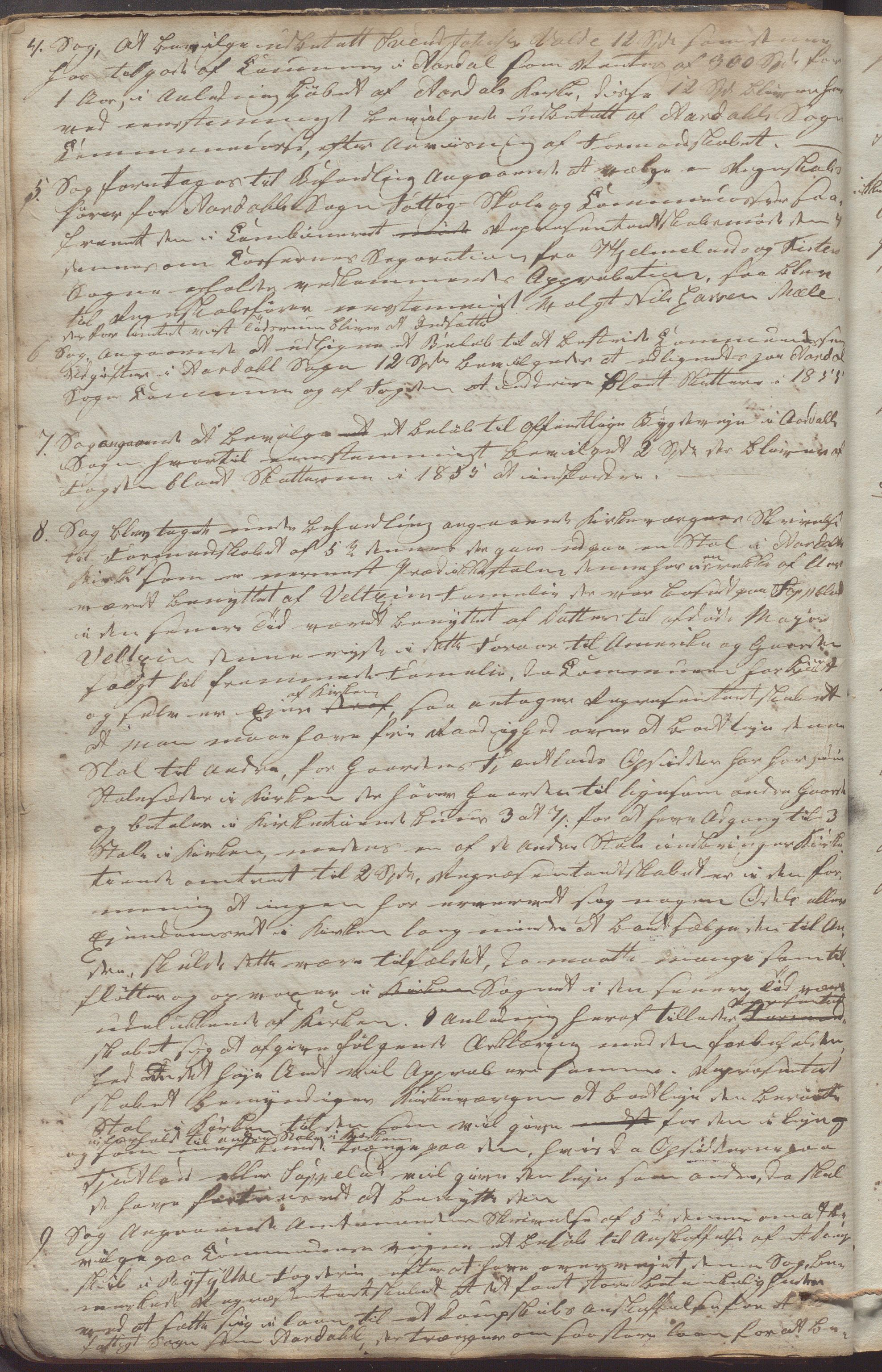 Årdal kommune - Formannskapet, IKAR/K-101953/A/L0001: Møtebok, 1849-1887, p. 27