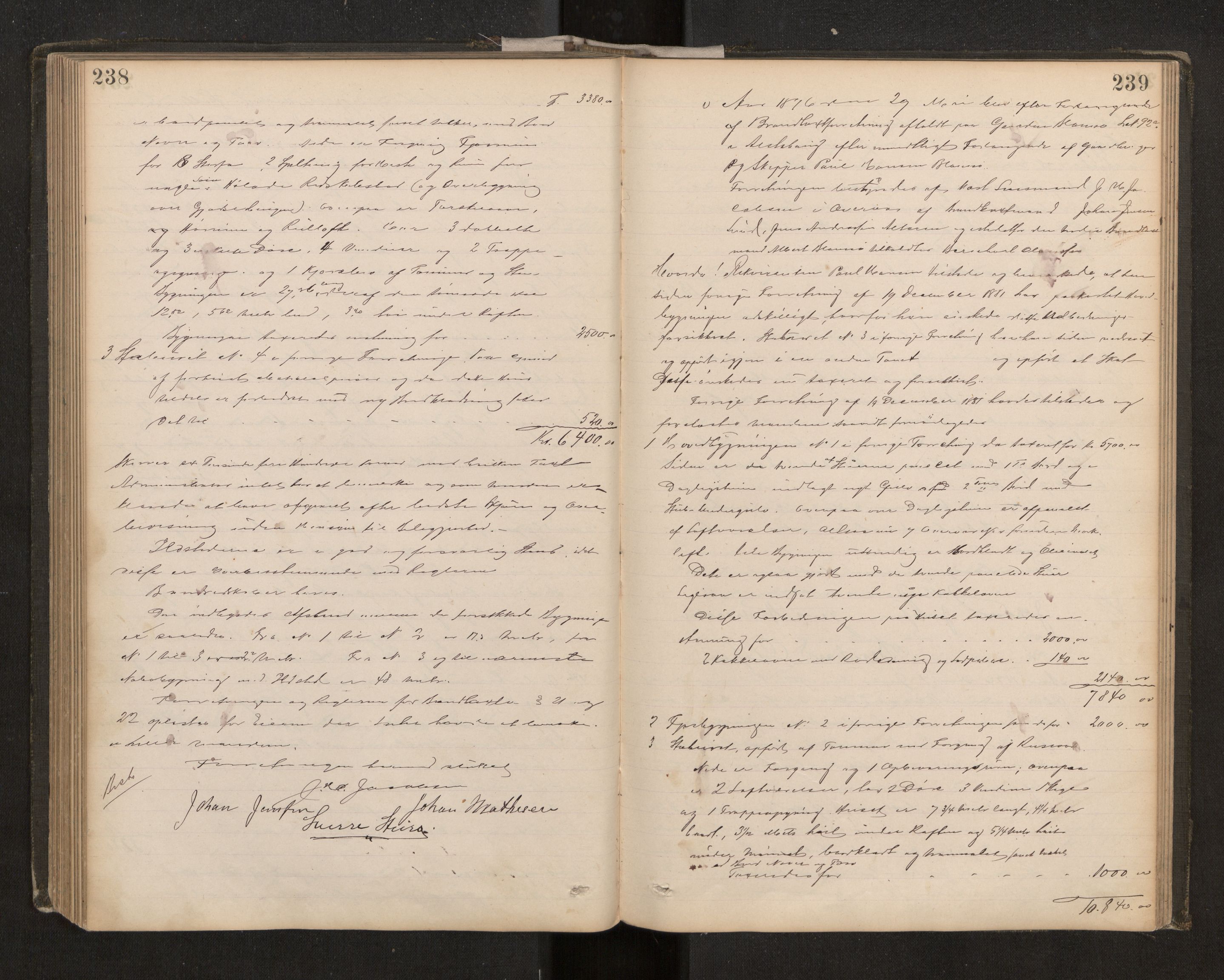 Norges Brannkasse Alstahaug, AV/SAT-A-5568, 1885-1905, p. 238-239