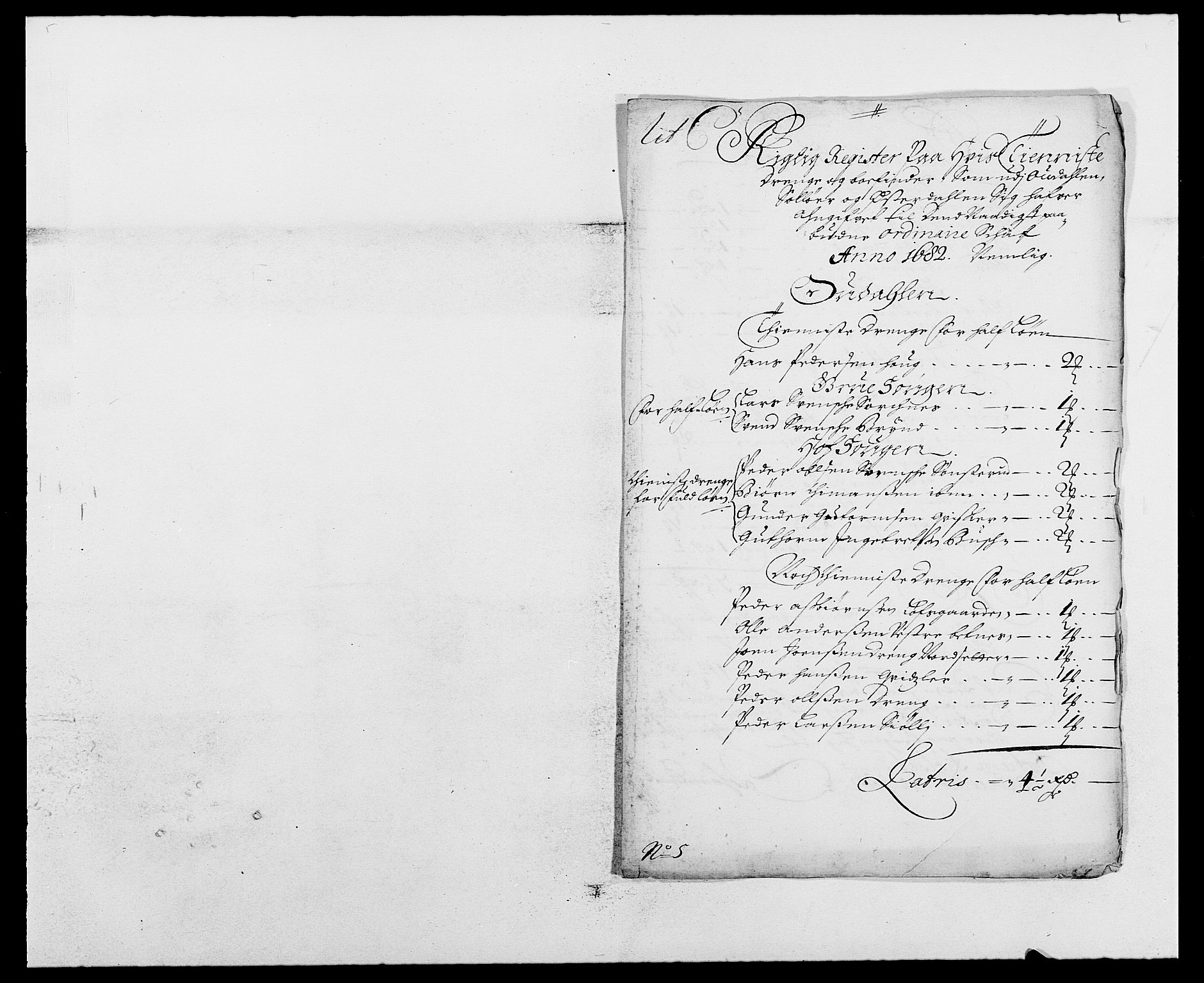 Rentekammeret inntil 1814, Reviderte regnskaper, Fogderegnskap, RA/EA-4092/R13/L0819: Fogderegnskap Solør, Odal og Østerdal, 1682, p. 188