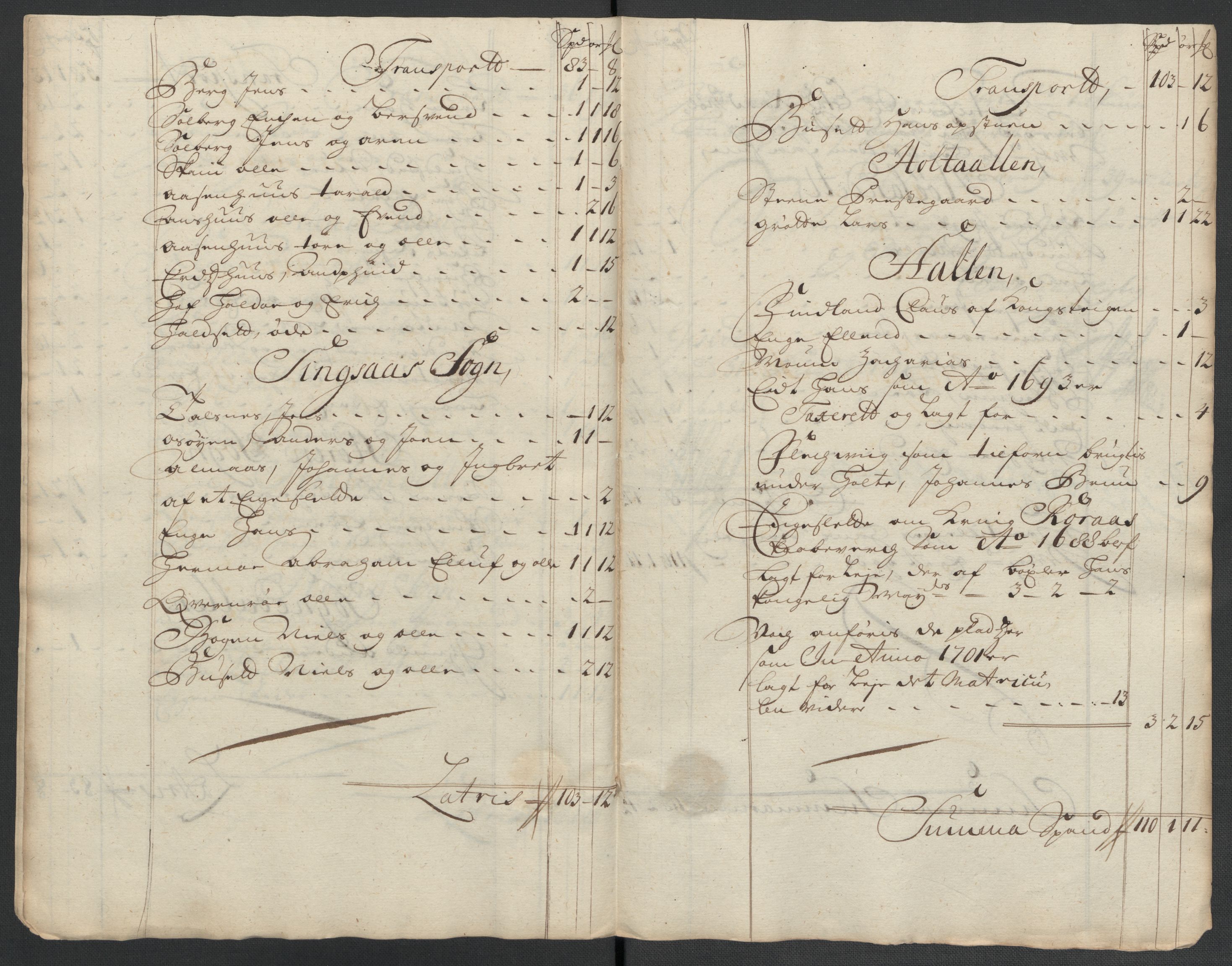 Rentekammeret inntil 1814, Reviderte regnskaper, Fogderegnskap, RA/EA-4092/R60/L3961: Fogderegnskap Orkdal og Gauldal, 1711, p. 375