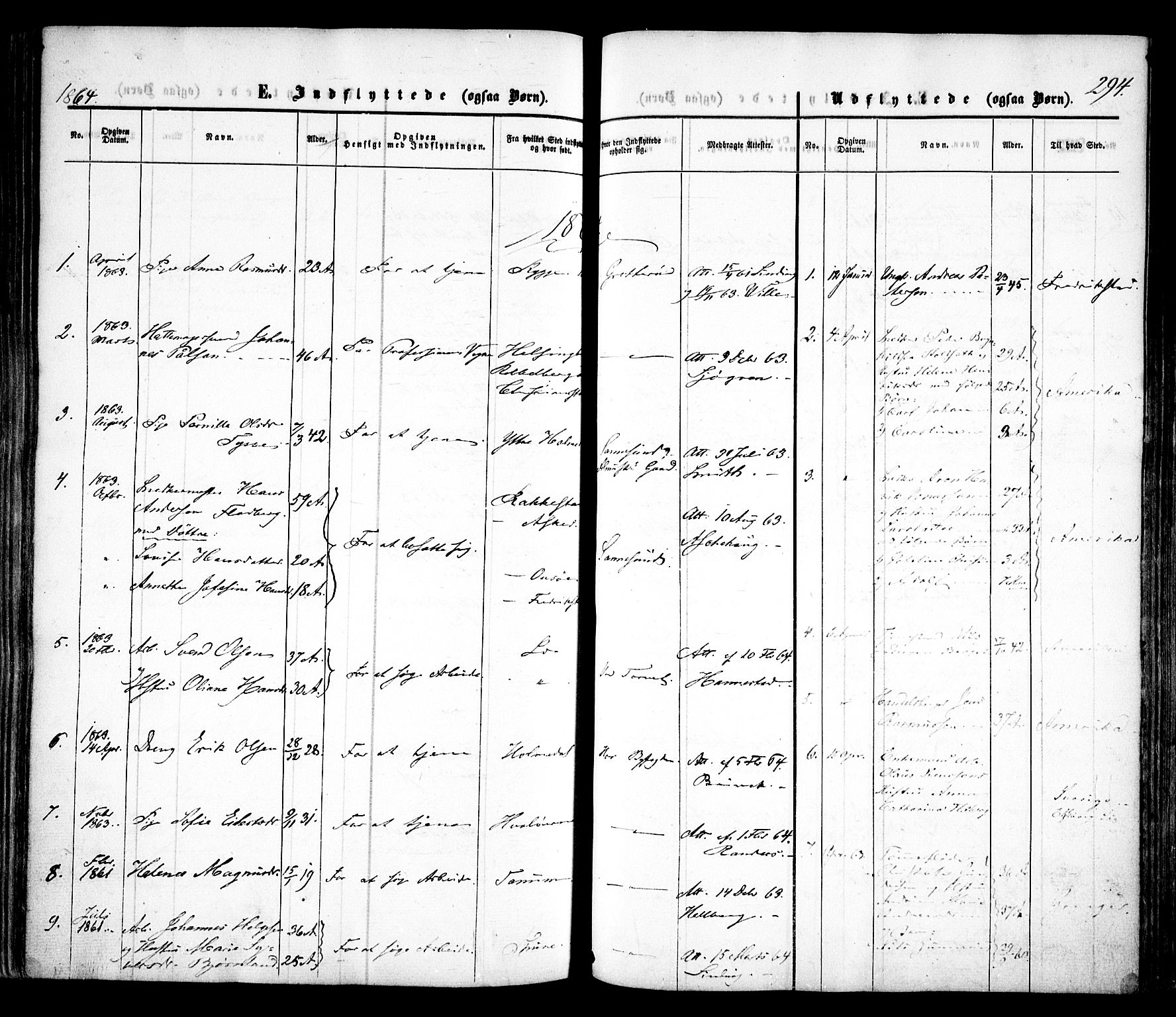 Sarpsborg prestekontor Kirkebøker, AV/SAO-A-2006/F/Fa/L0001: Parish register (official) no. 1, 1859-1868, p. 294