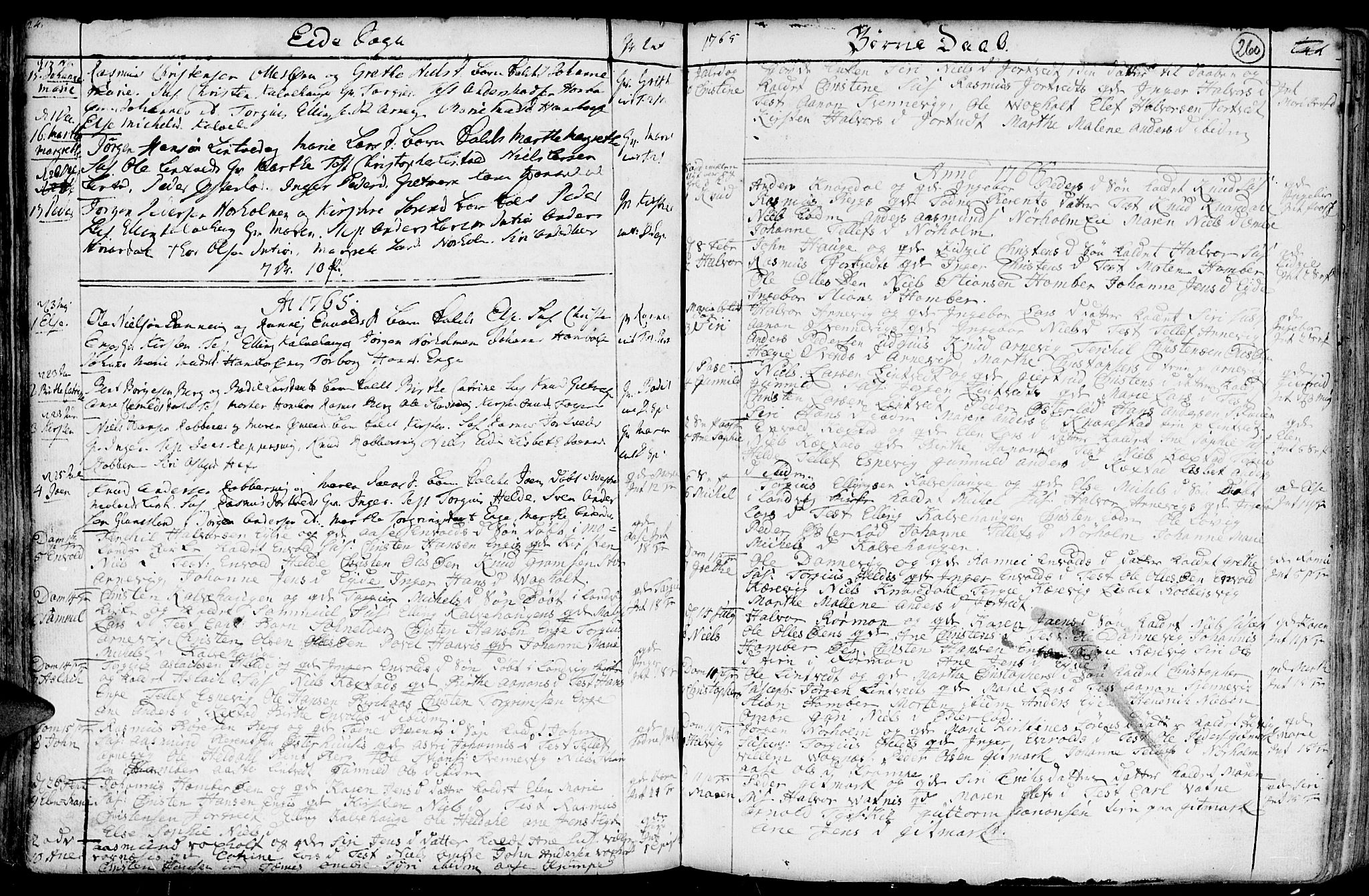 Hommedal sokneprestkontor, SAK/1111-0023/F/Fa/Fab/L0002: Parish register (official) no. A 2 /2, 1740-1823, p. 260