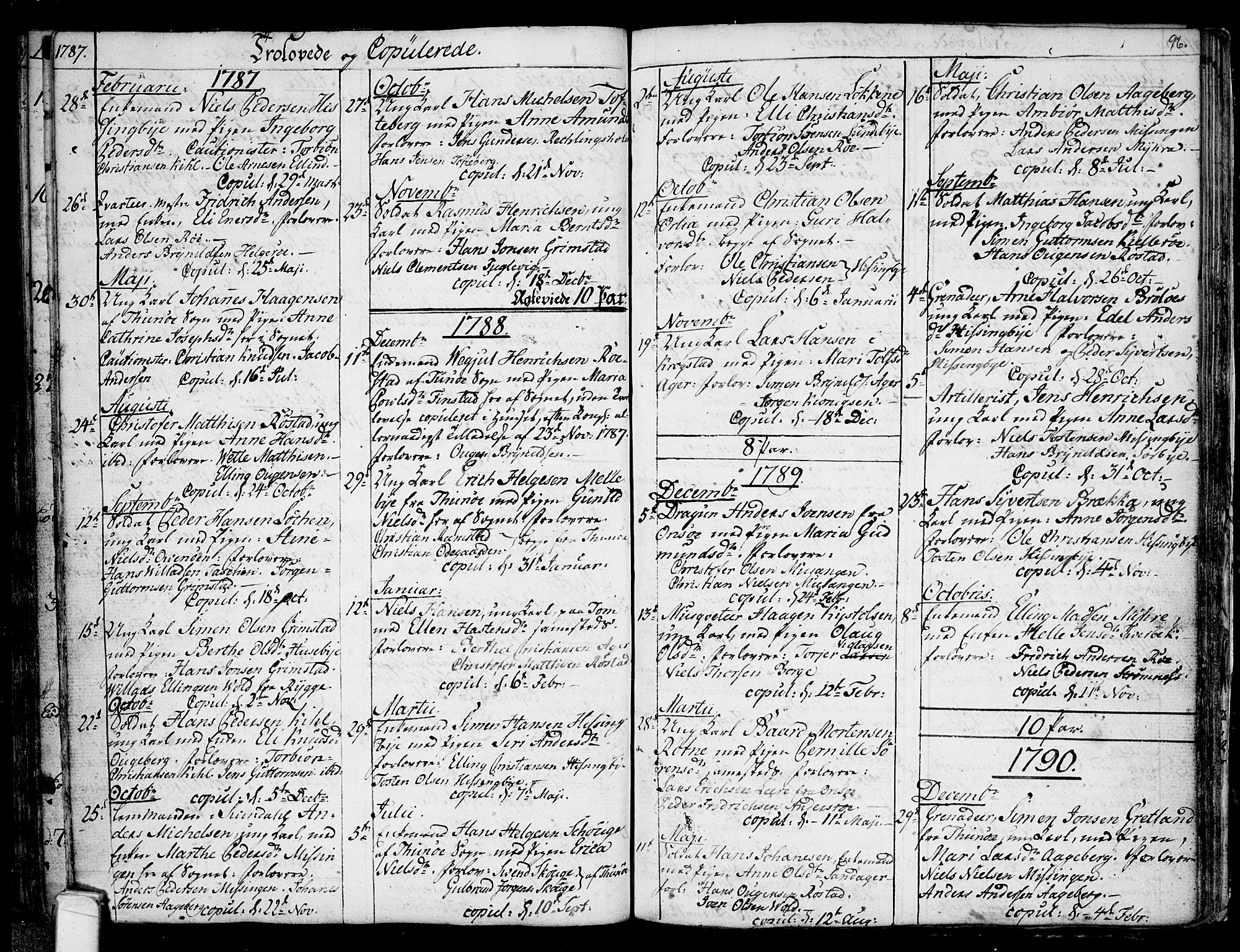 Råde prestekontor kirkebøker, AV/SAO-A-2009/F/Fa/L0002: Parish register (official) no. 2, 1762-1806, p. 96