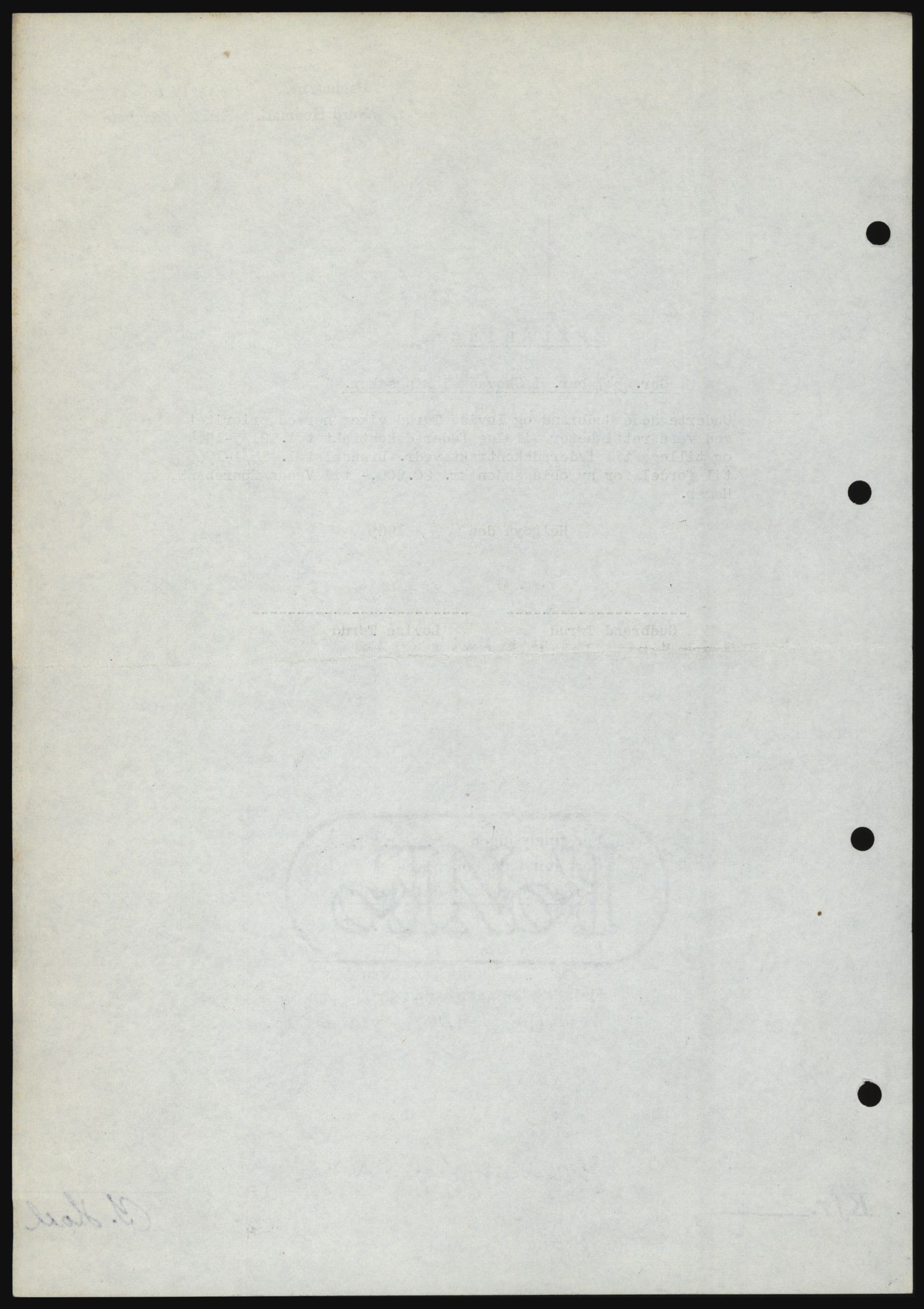 Nord-Hedmark sorenskriveri, SAH/TING-012/H/Hc/L0021: Mortgage book no. 21, 1964-1965, Diary no: : 910/1965