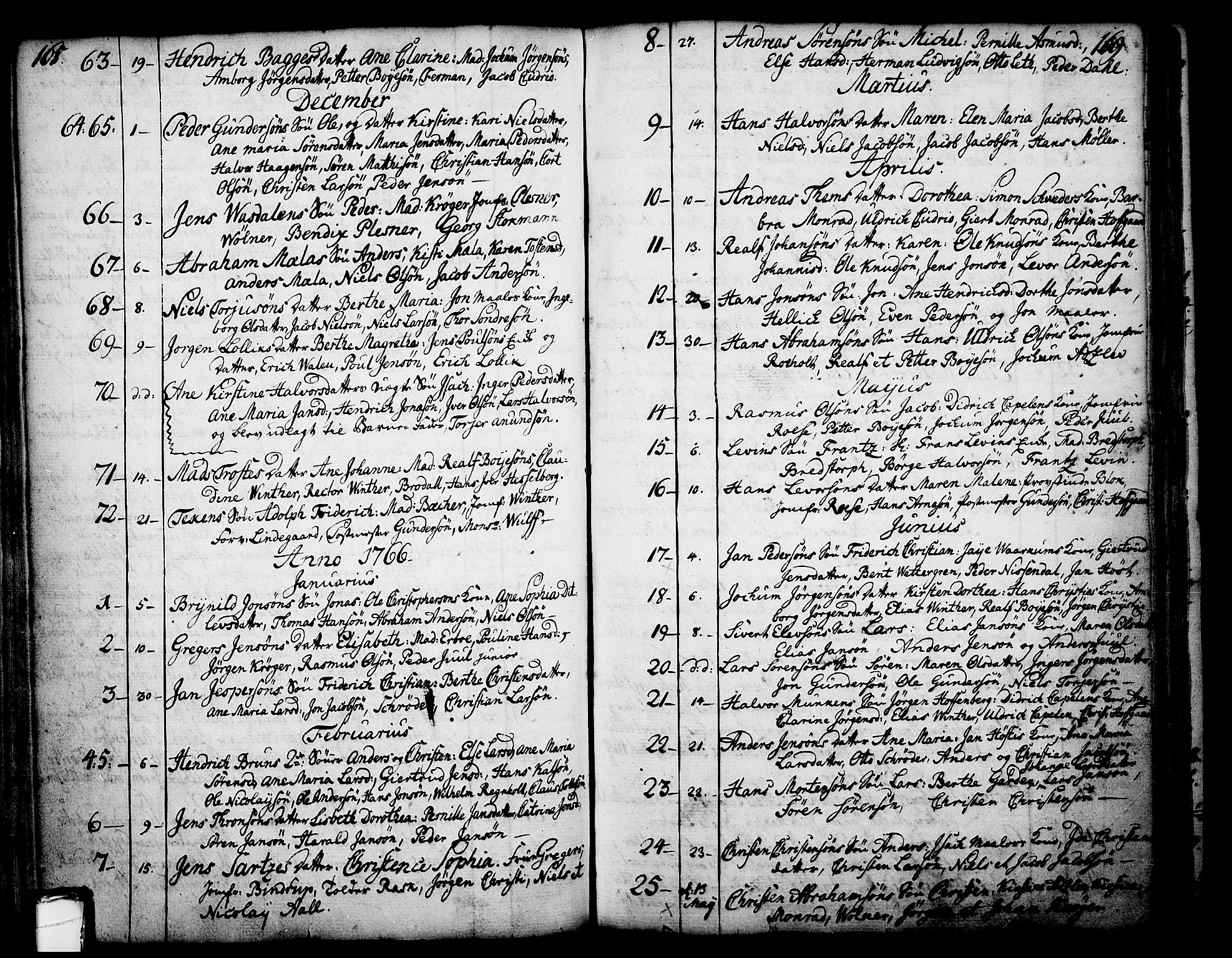 Skien kirkebøker, SAKO/A-302/F/Fa/L0003: Parish register (official) no. 3, 1755-1791, p. 168-169