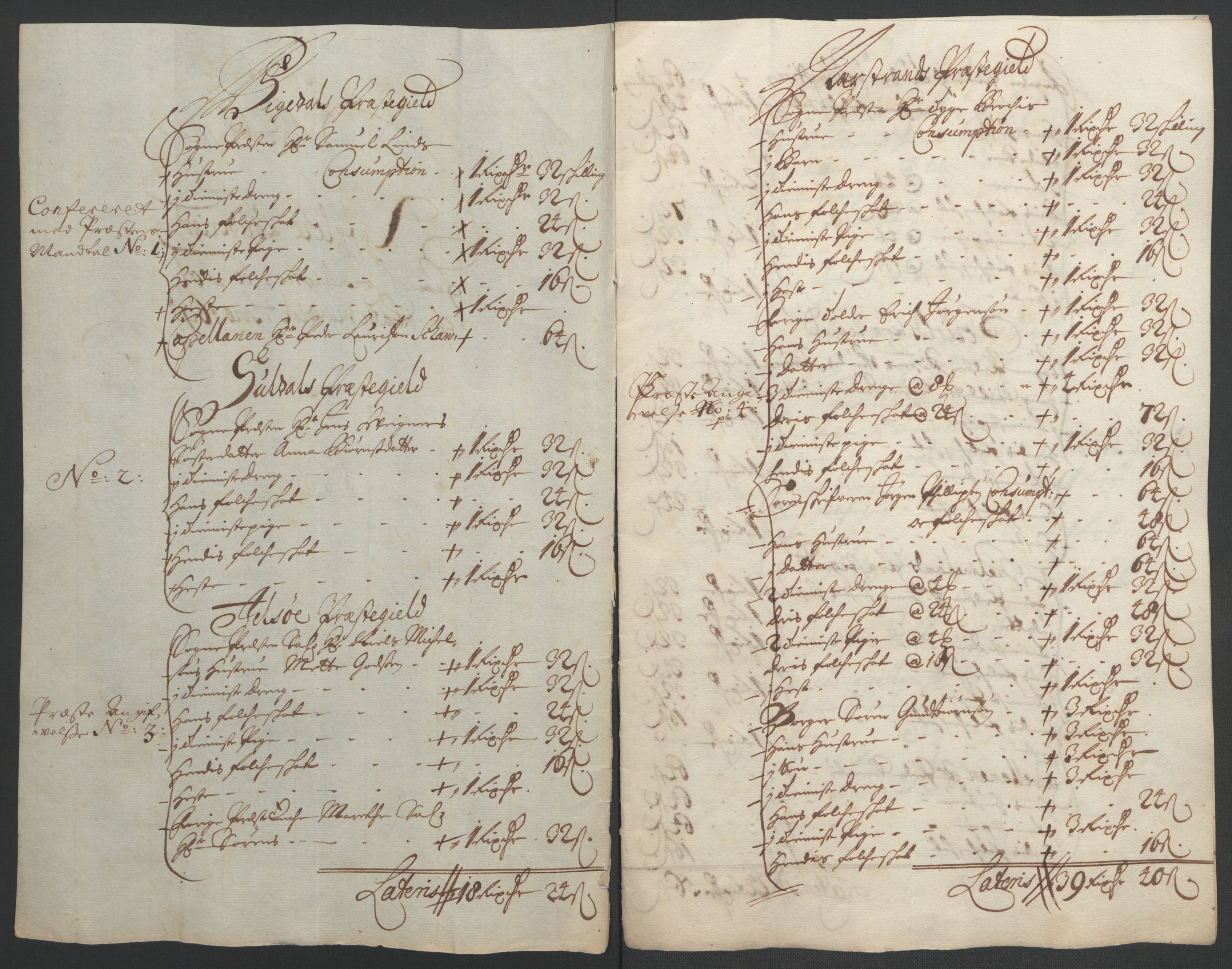 Rentekammeret inntil 1814, Reviderte regnskaper, Fogderegnskap, RA/EA-4092/R47/L2857: Fogderegnskap Ryfylke, 1694-1696, p. 145