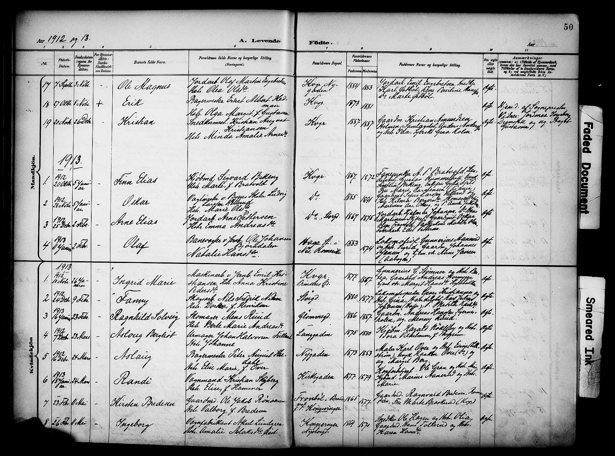 Vinger prestekontor, AV/SAH-PREST-024/H/Ha/Haa/L0016: Parish register (official) no. 16, 1898-1920, p. 50