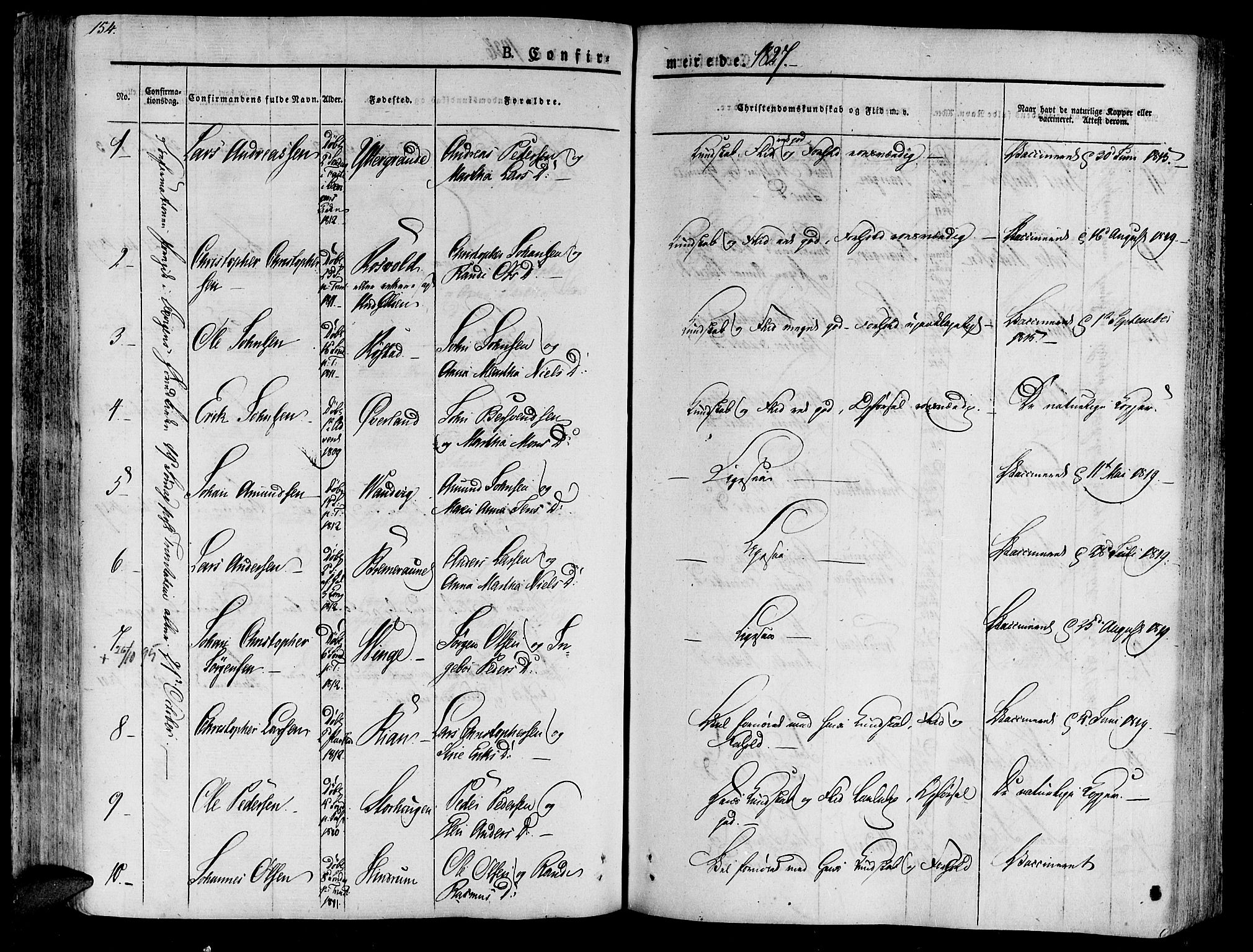 Ministerialprotokoller, klokkerbøker og fødselsregistre - Nord-Trøndelag, SAT/A-1458/701/L0006: Parish register (official) no. 701A06, 1825-1841, p. 154