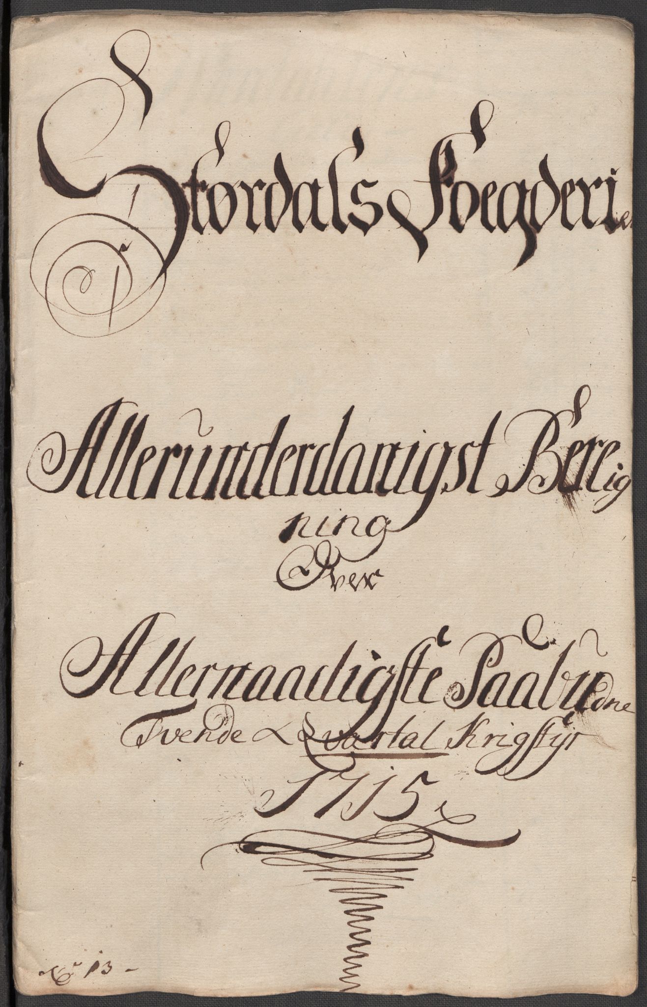 Rentekammeret inntil 1814, Reviderte regnskaper, Fogderegnskap, AV/RA-EA-4092/R62/L4205: Fogderegnskap Stjørdal og Verdal, 1715, p. 146