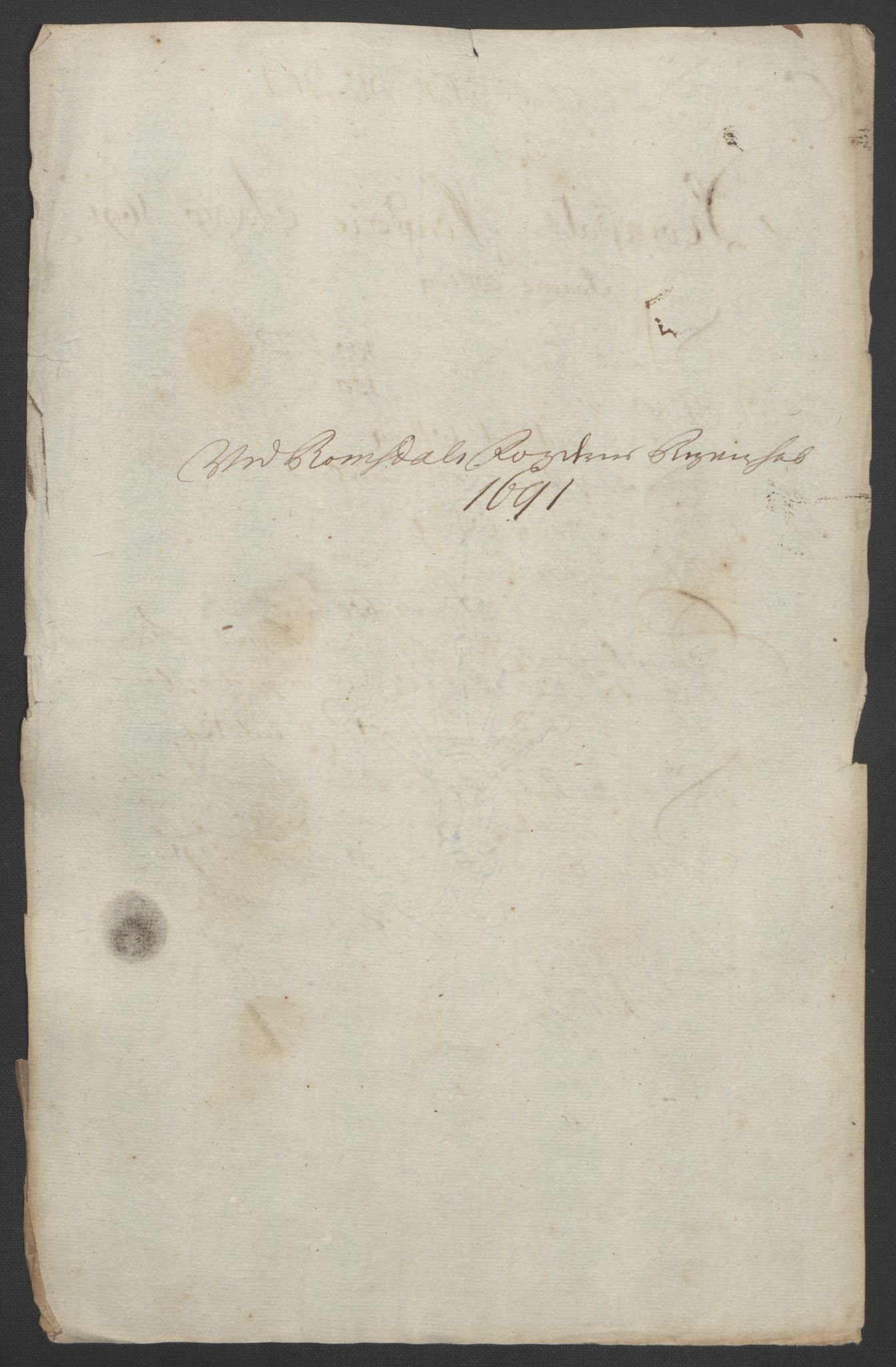 Rentekammeret inntil 1814, Reviderte regnskaper, Fogderegnskap, RA/EA-4092/R55/L3649: Fogderegnskap Romsdal, 1690-1691, p. 253