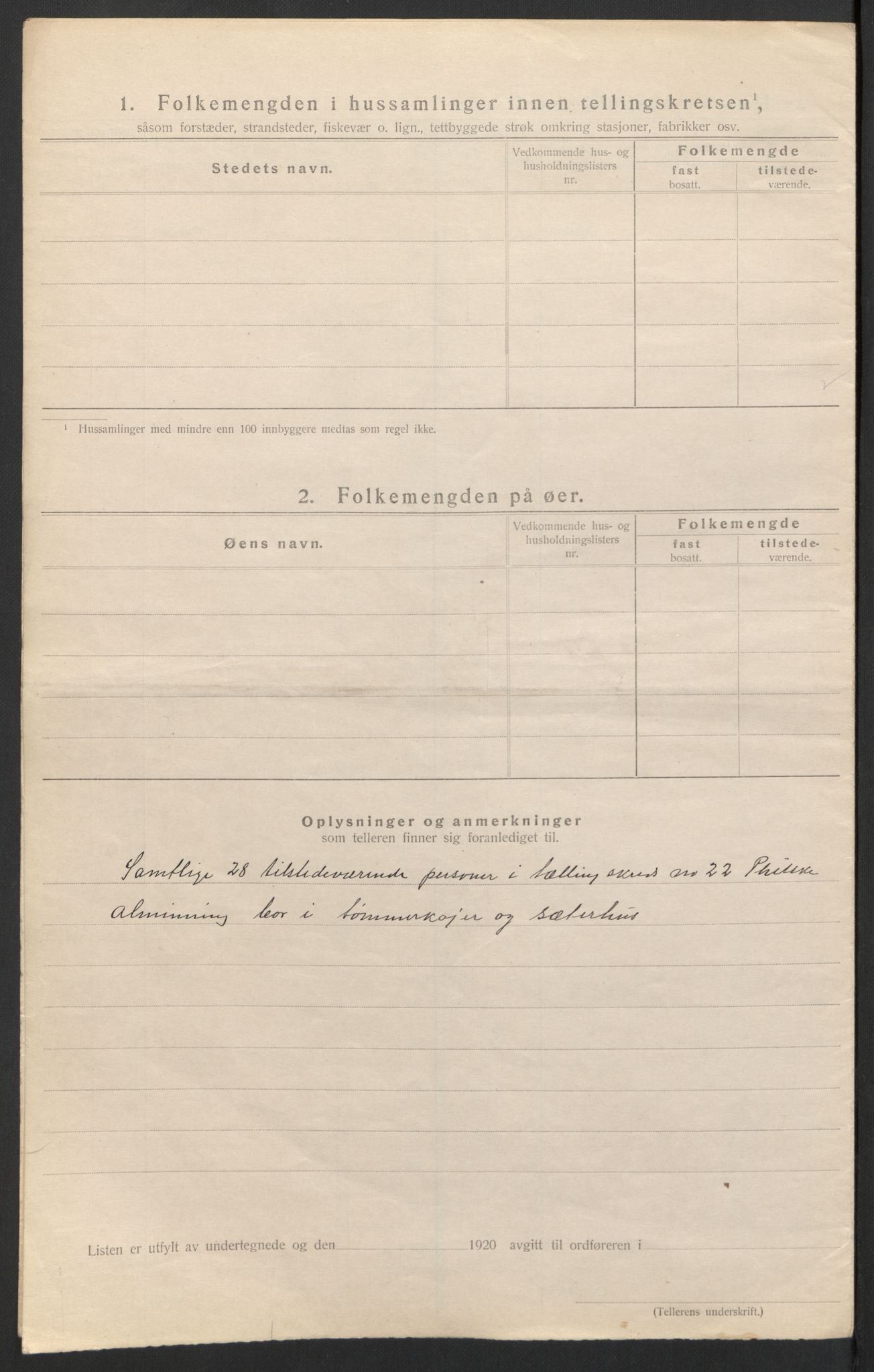 SAH, 1920 census for Ringsaker, 1920, p. 114