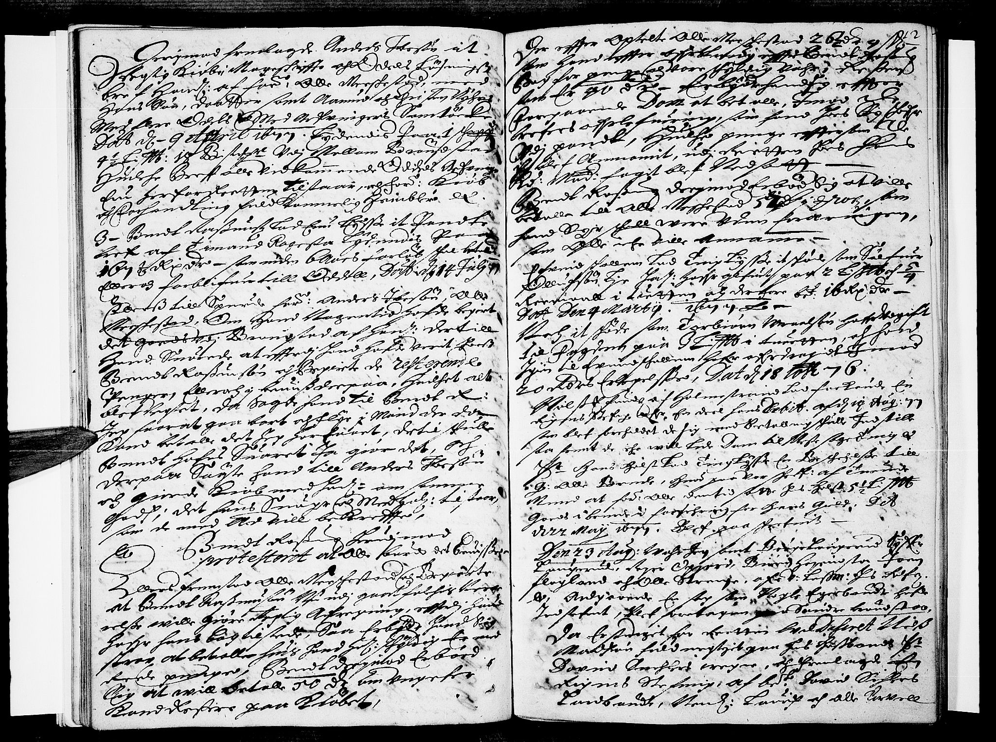 Numedal og Sandsvær sorenskriveri, AV/SAKO-A-128/F/Fa/Faa/L0011: Tingbok, 1677, p. 11b-12a