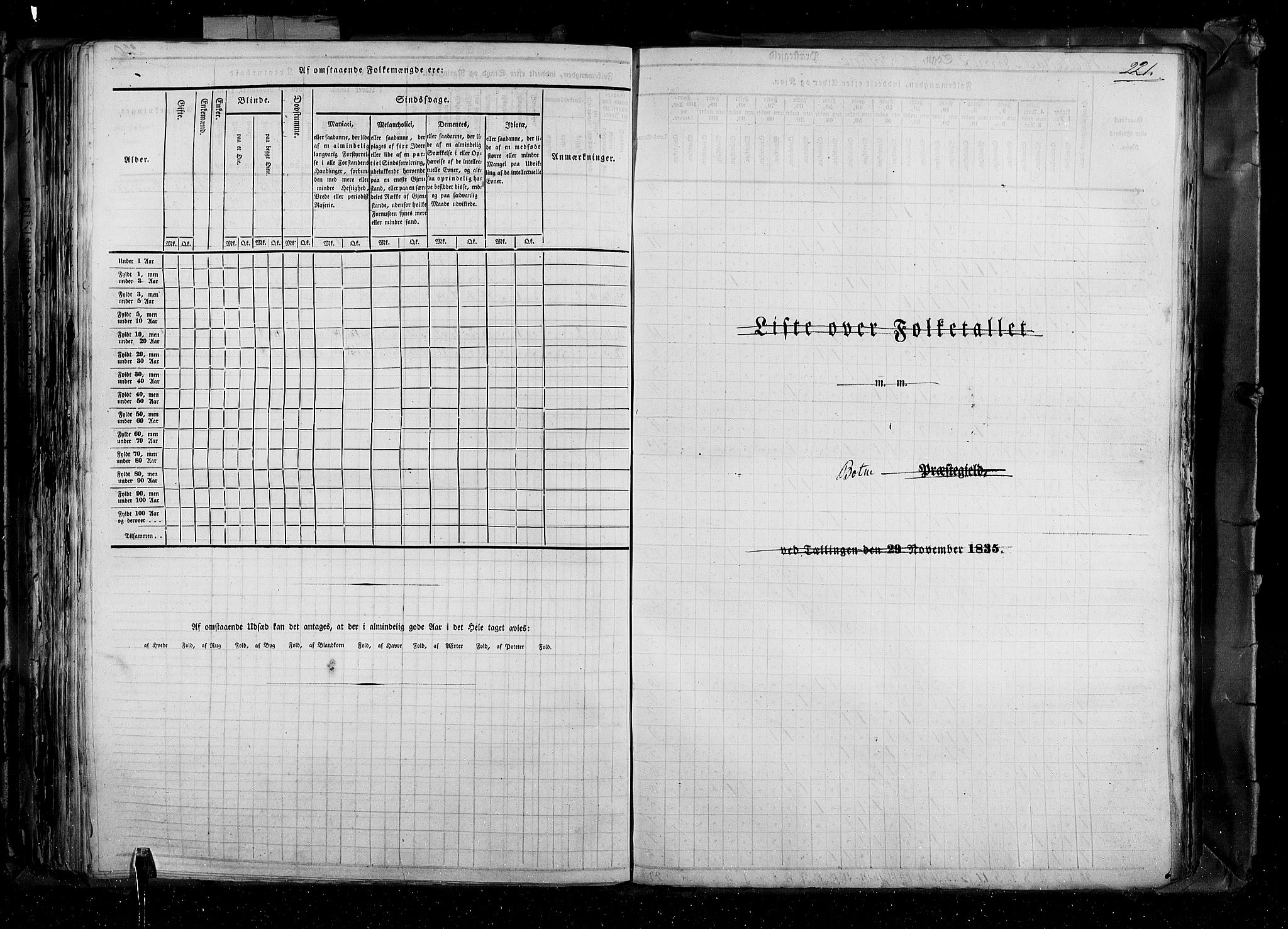 RA, Census 1835, vol. 4: Buskerud amt og Jarlsberg og Larvik amt, 1835, p. 221