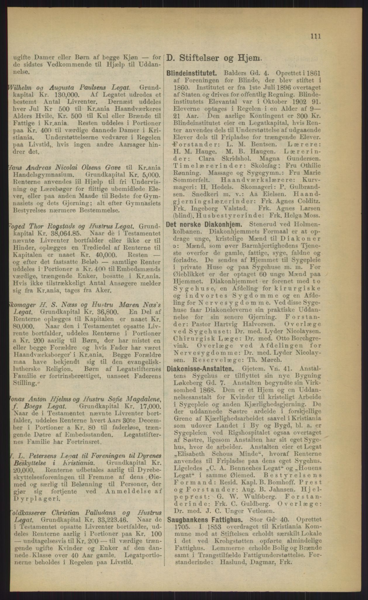 Kristiania/Oslo adressebok, PUBL/-, 1903, p. 111