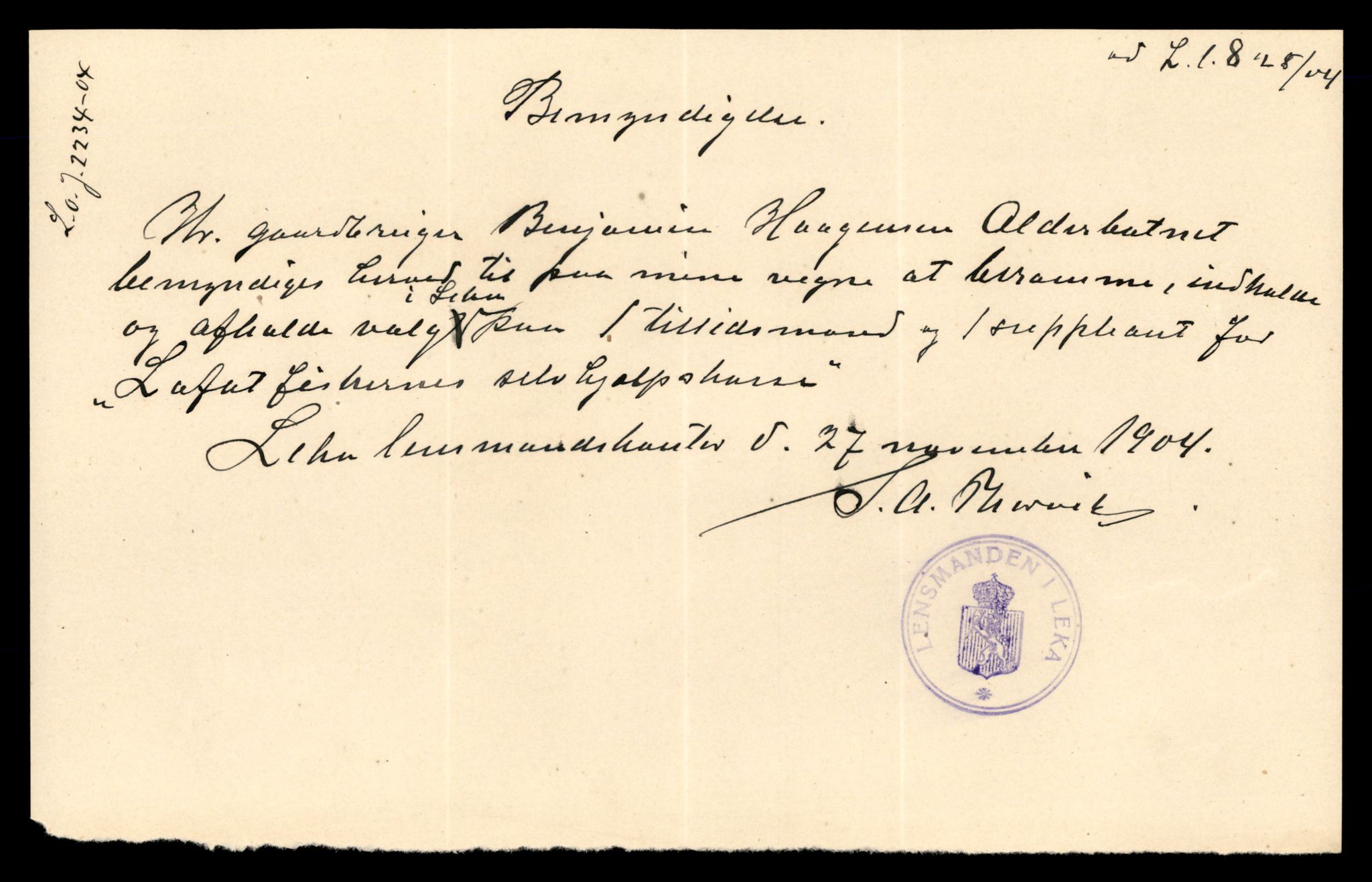 Oppsynssjefen ved Lofotfisket, AV/SAT-A-6224/D/L0178: Lofotfiskernes Selvhjelpskasse, 1880-1906, p. 1925