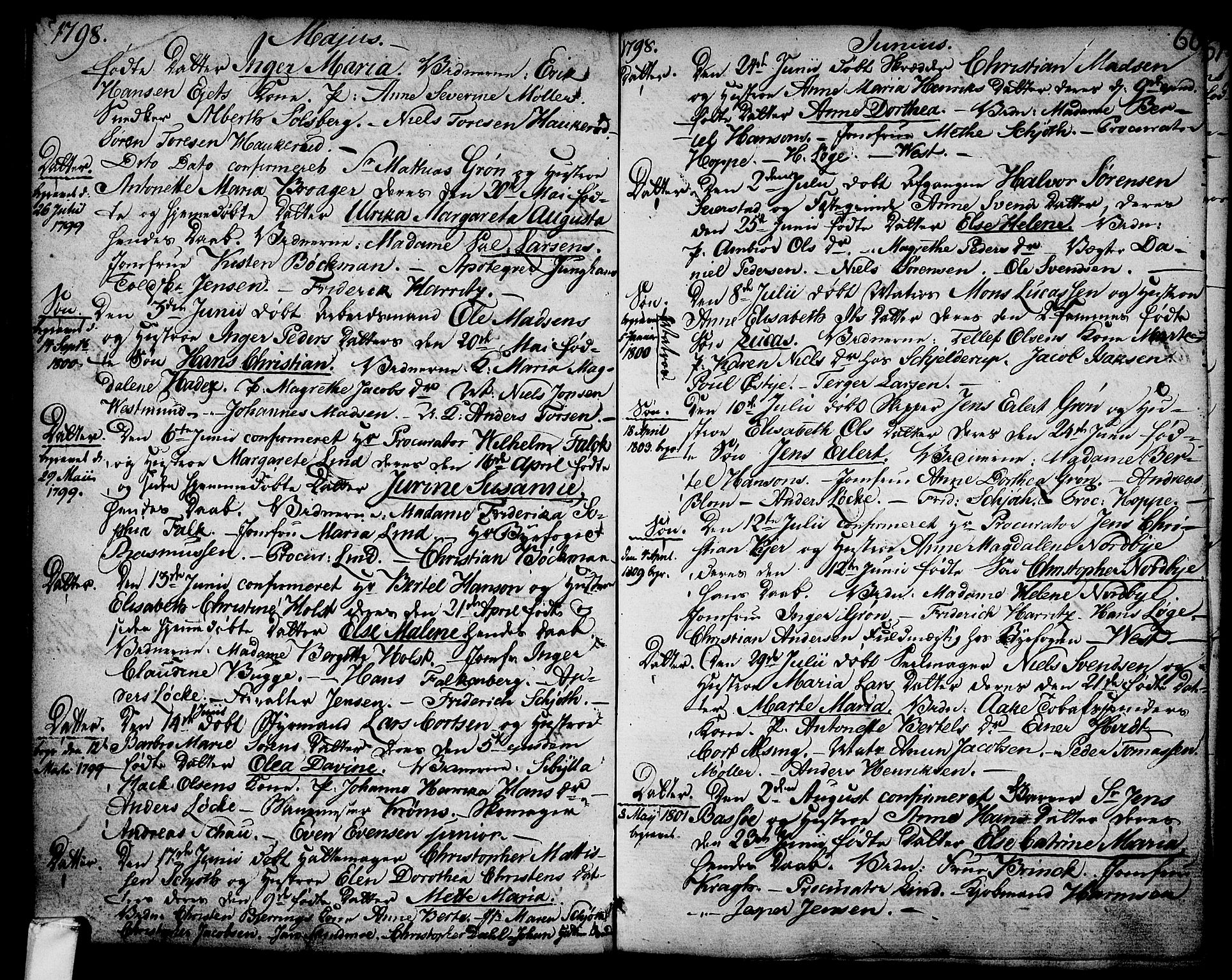 Larvik kirkebøker, SAKO/A-352/G/Ga/L0001: Parish register (copy) no. I 1, 1785-1807, p. 60