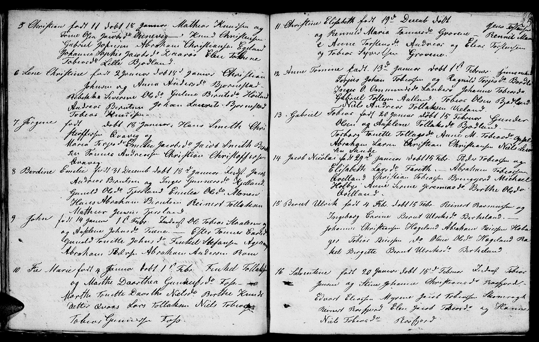 Lyngdal sokneprestkontor, SAK/1111-0029/F/Fb/Fbc/L0002: Parish register (copy) no. B 2, 1849-1864, p. 25