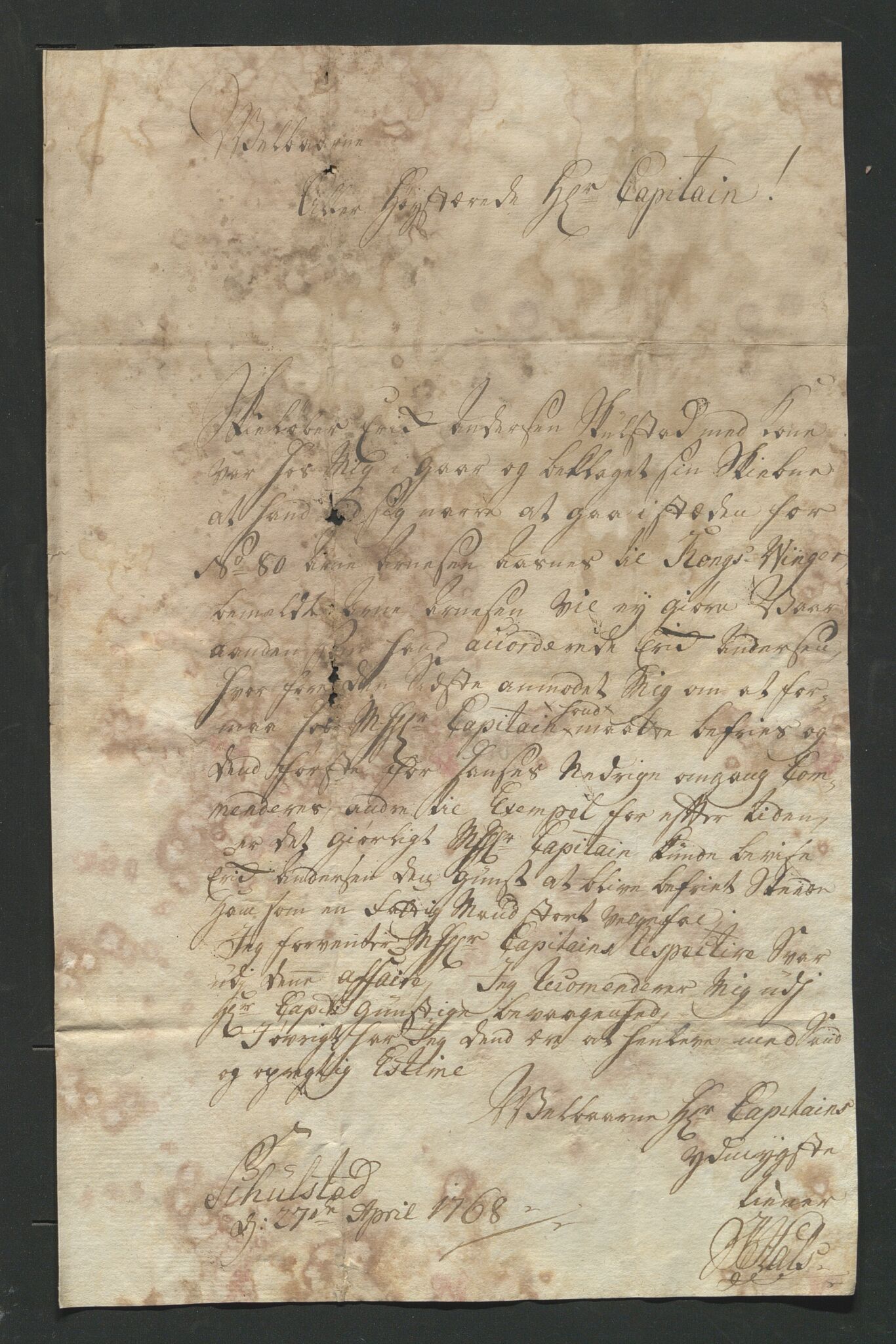 Åker i Vang, Hedmark, og familien Todderud, AV/SAH-ARK-010/J/Jc/L0003: Korrespondanse, 1763-1795, p. 77