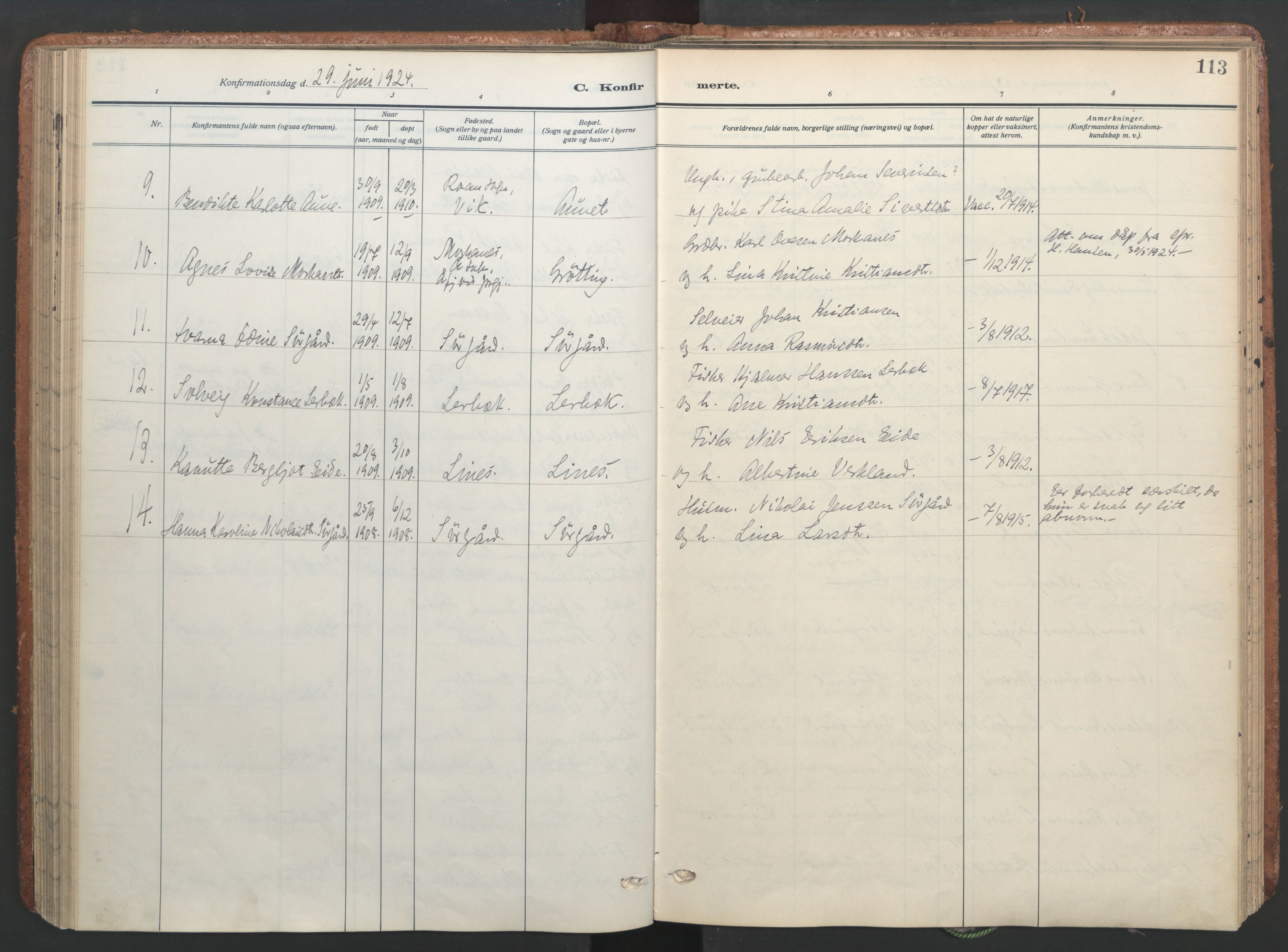 Ministerialprotokoller, klokkerbøker og fødselsregistre - Sør-Trøndelag, SAT/A-1456/656/L0694: Parish register (official) no. 656A03, 1914-1931, p. 113