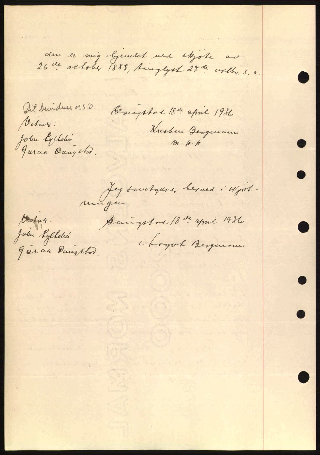 Romsdal sorenskriveri, AV/SAT-A-4149/1/2/2C: Mortgage book no. A1, 1936-1936, Diary no: : 1145/1936