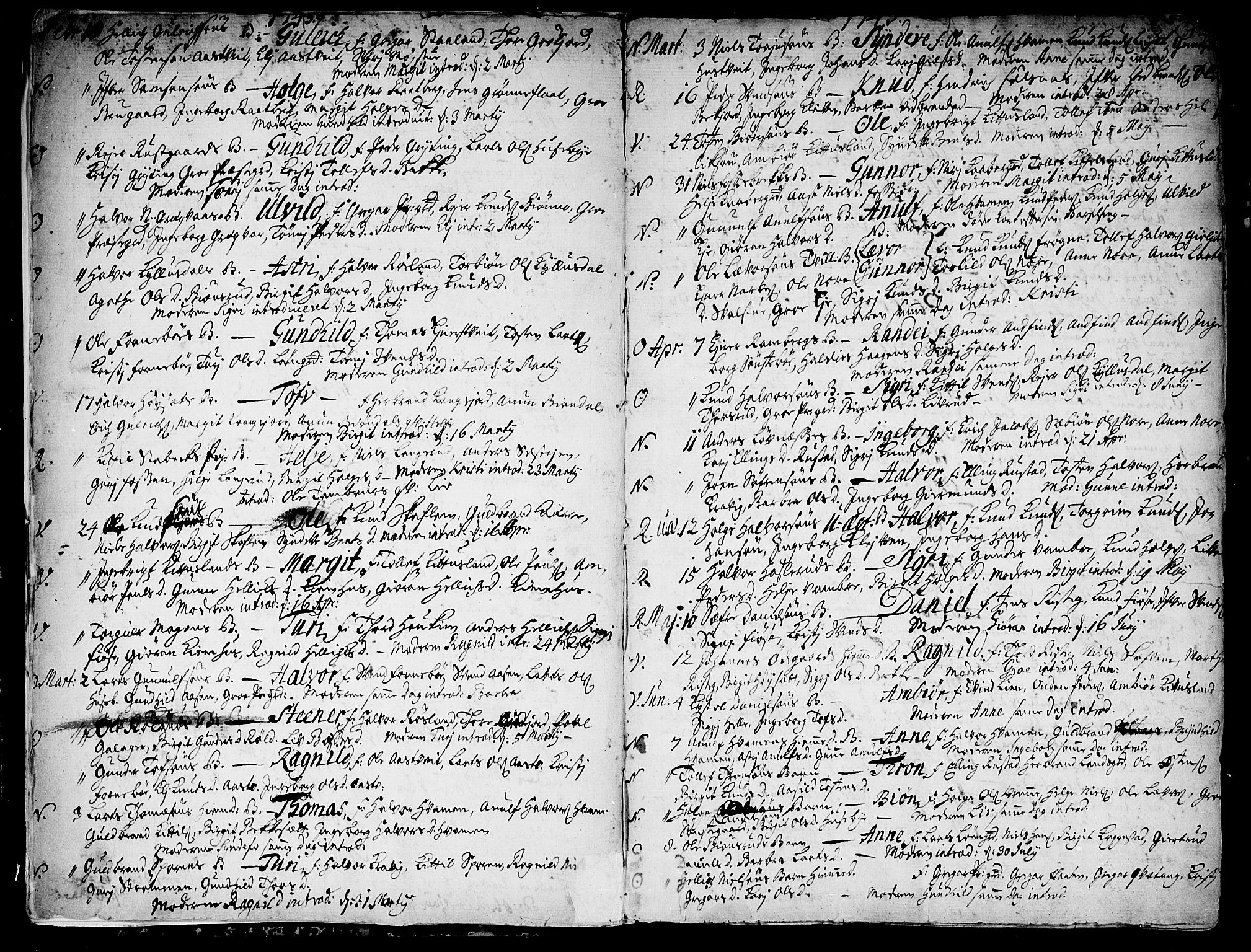 Rollag kirkebøker, SAKO/A-240/F/Fa/L0003: Parish register (official) no. I 3, 1743-1778, p. 3