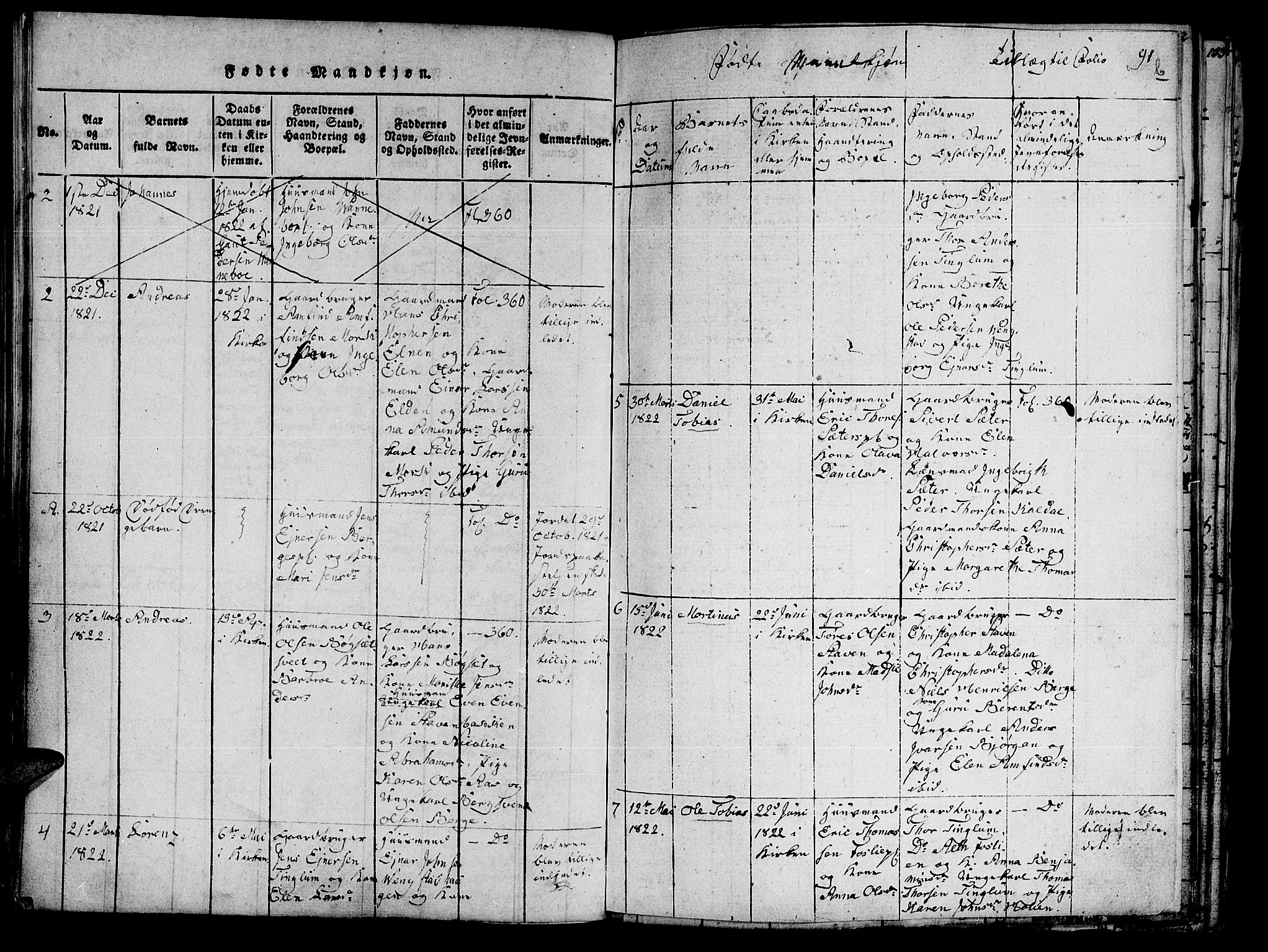 Ministerialprotokoller, klokkerbøker og fødselsregistre - Nord-Trøndelag, SAT/A-1458/741/L0387: Parish register (official) no. 741A03 /3, 1817-1822, p. 91b