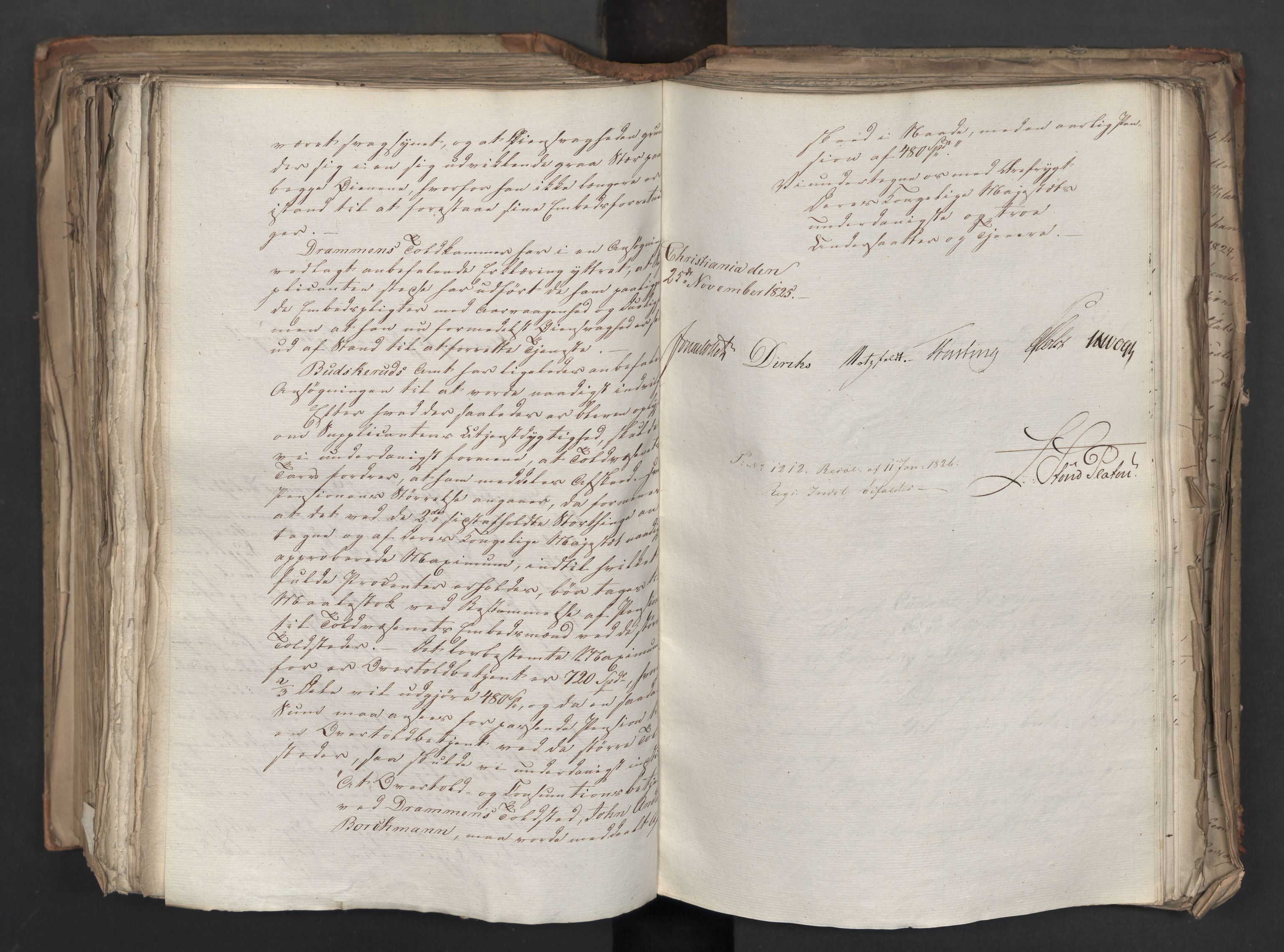 Statsrådsavdelingen i Stockholm, AV/RA-S-1003/D/Da/L0044: Regjeringsinnstillinger nr. 2846-3066, 1825, p. 382