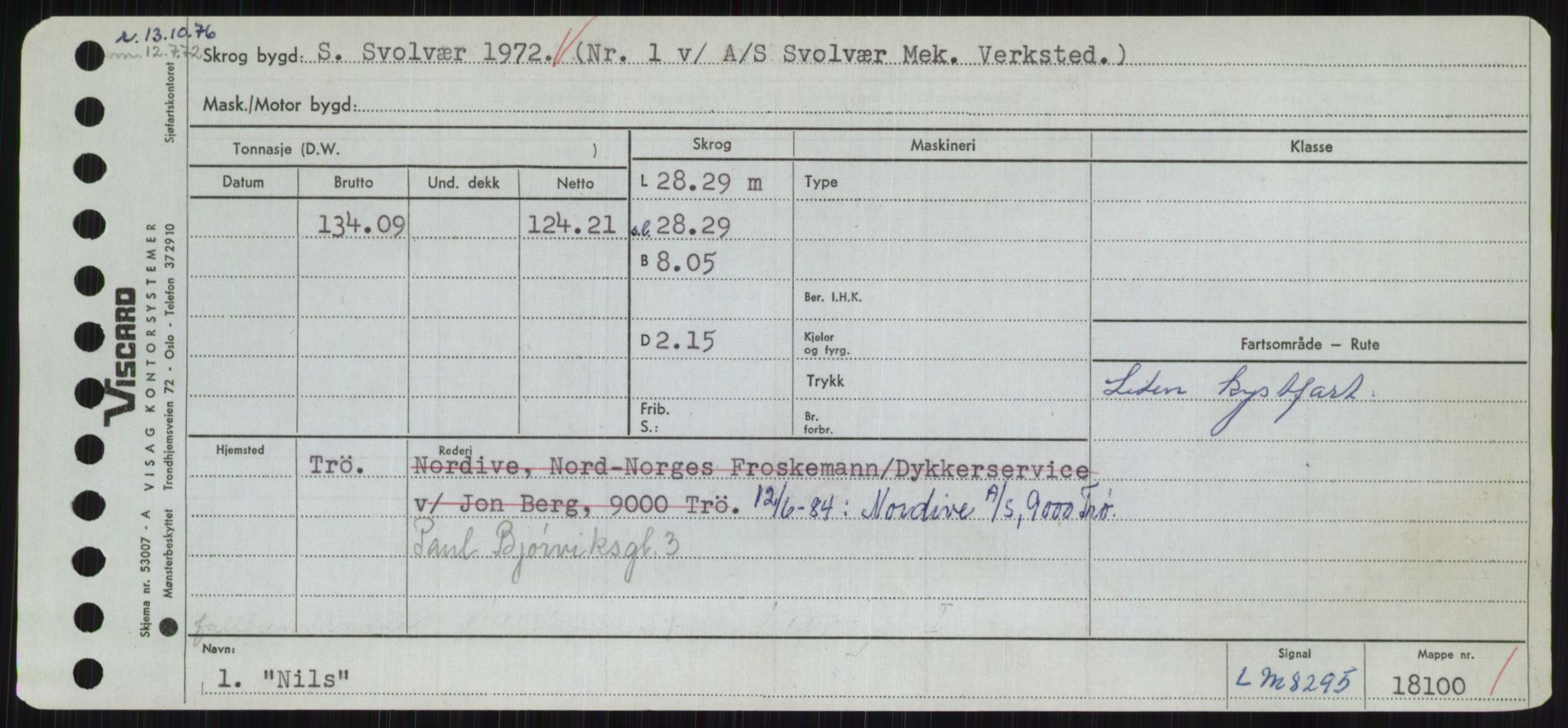 Sjøfartsdirektoratet med forløpere, Skipsmålingen, RA/S-1627/H/Hc/L0001: Lektere, A-Y, p. 325