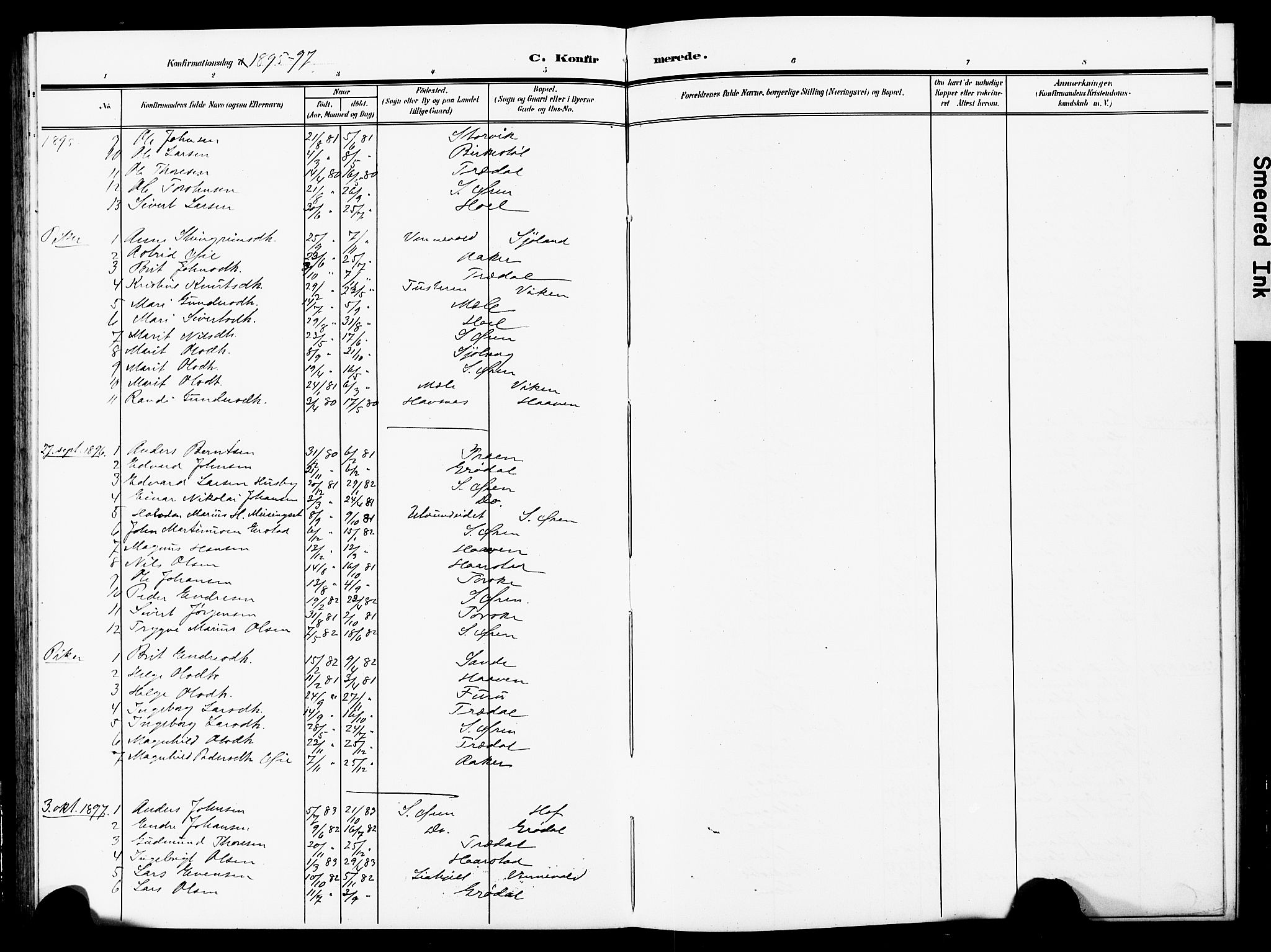 Ministerialprotokoller, klokkerbøker og fødselsregistre - Møre og Romsdal, AV/SAT-A-1454/590/L1017: Parish register (copy) no. 590C02, 1869-1931