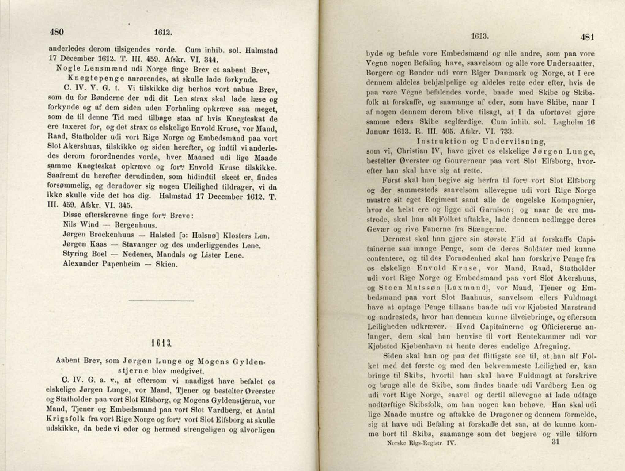 Publikasjoner utgitt av Det Norske Historiske Kildeskriftfond, PUBL/-/-/-: Norske Rigs-Registranter, bind 4, 1603-1618, p. 480-481
