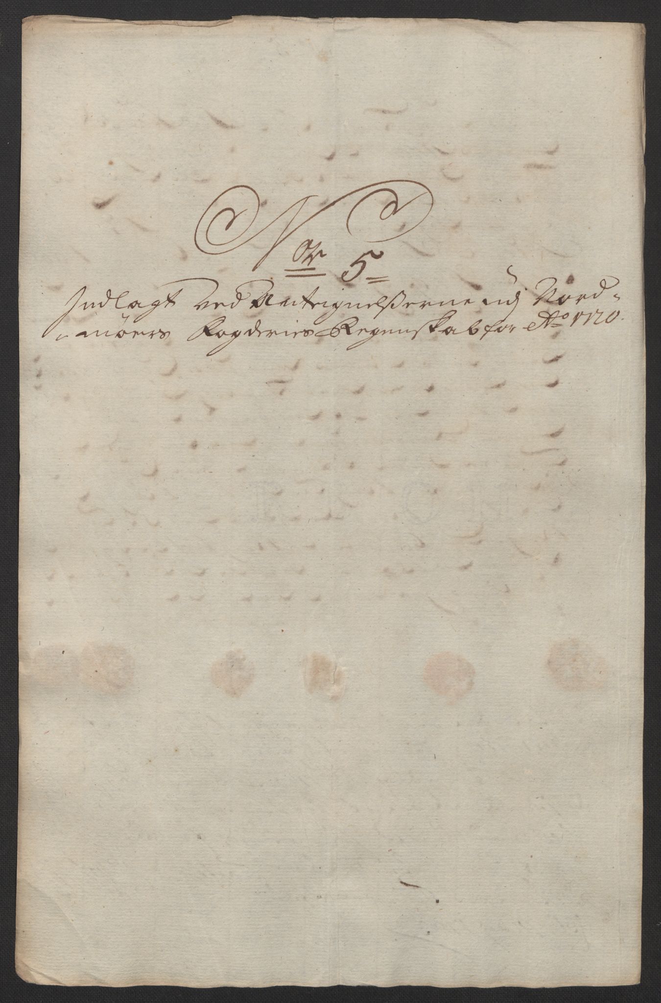 Rentekammeret inntil 1814, Reviderte regnskaper, Fogderegnskap, RA/EA-4092/R56/L3753: Fogderegnskap Nordmøre, 1720, p. 590