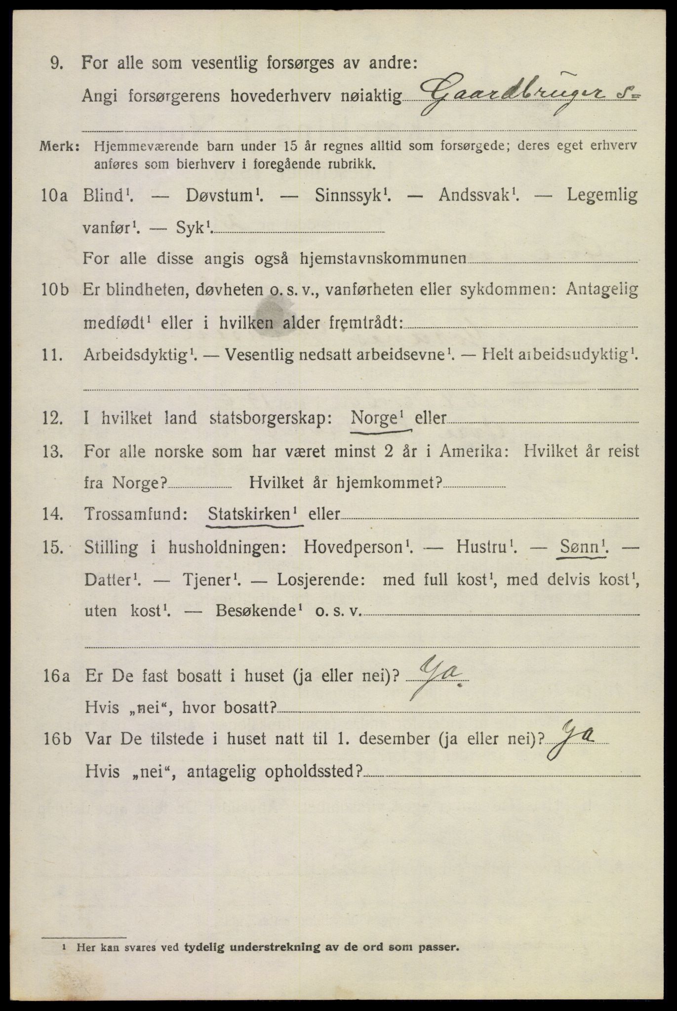 SAKO, 1920 census for Øvre Sandsvær, 1920, p. 3747