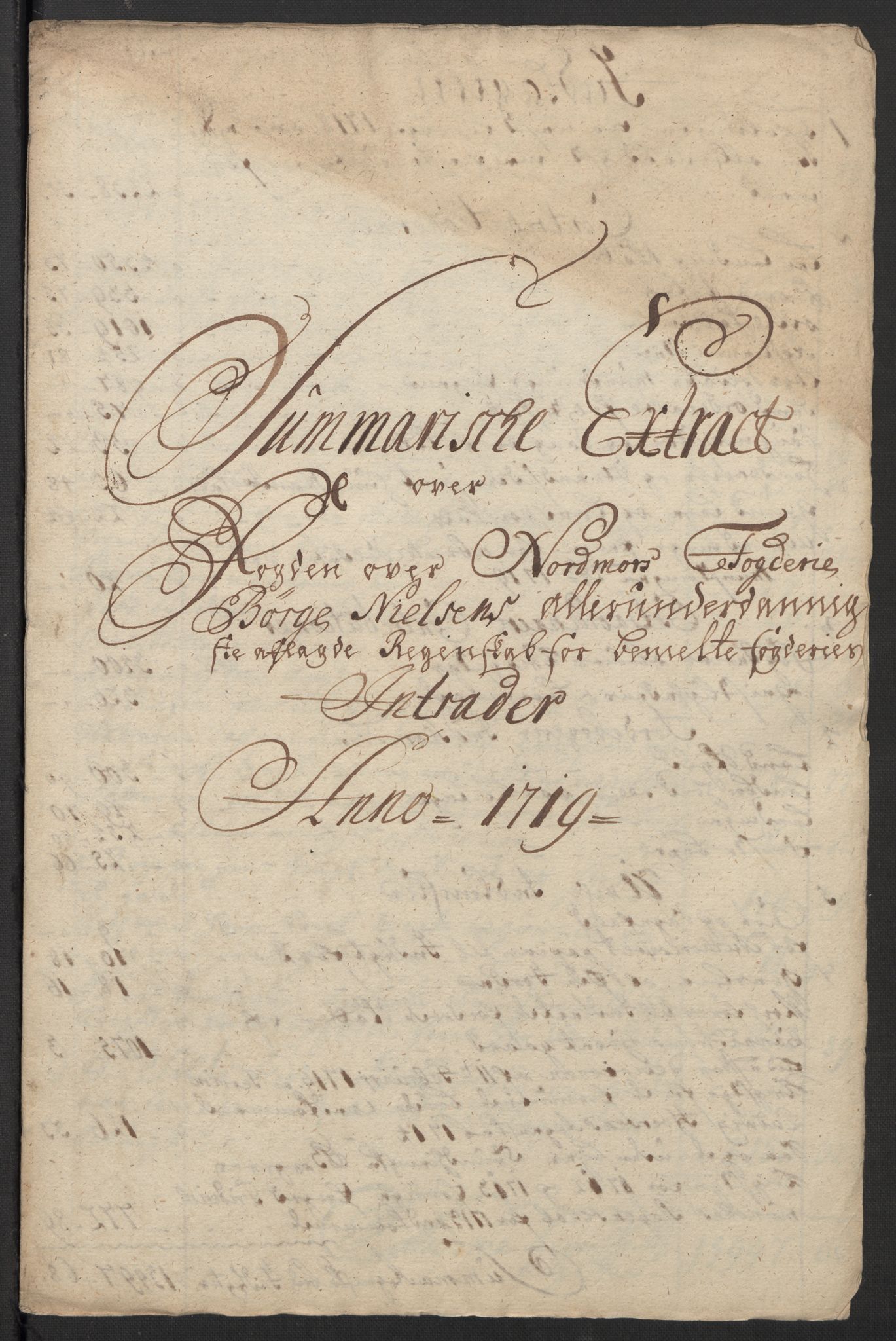 Rentekammeret inntil 1814, Reviderte regnskaper, Fogderegnskap, RA/EA-4092/R56/L3752: Fogderegnskap Nordmøre, 1719, p. 16