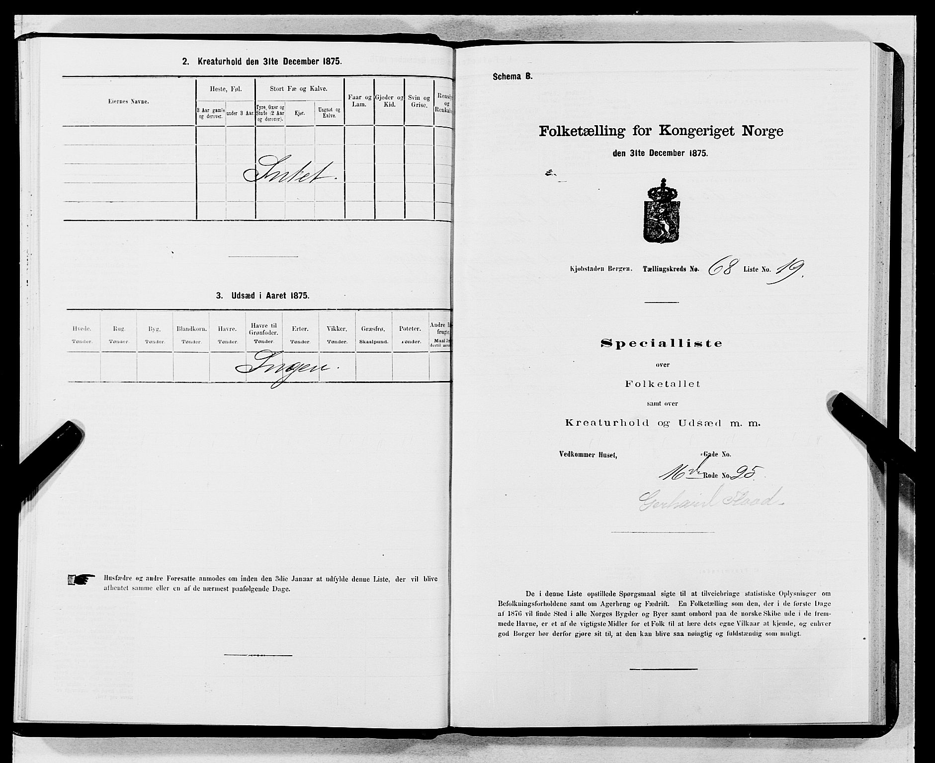 SAB, 1875 census for 1301 Bergen, 1875, p. 3642