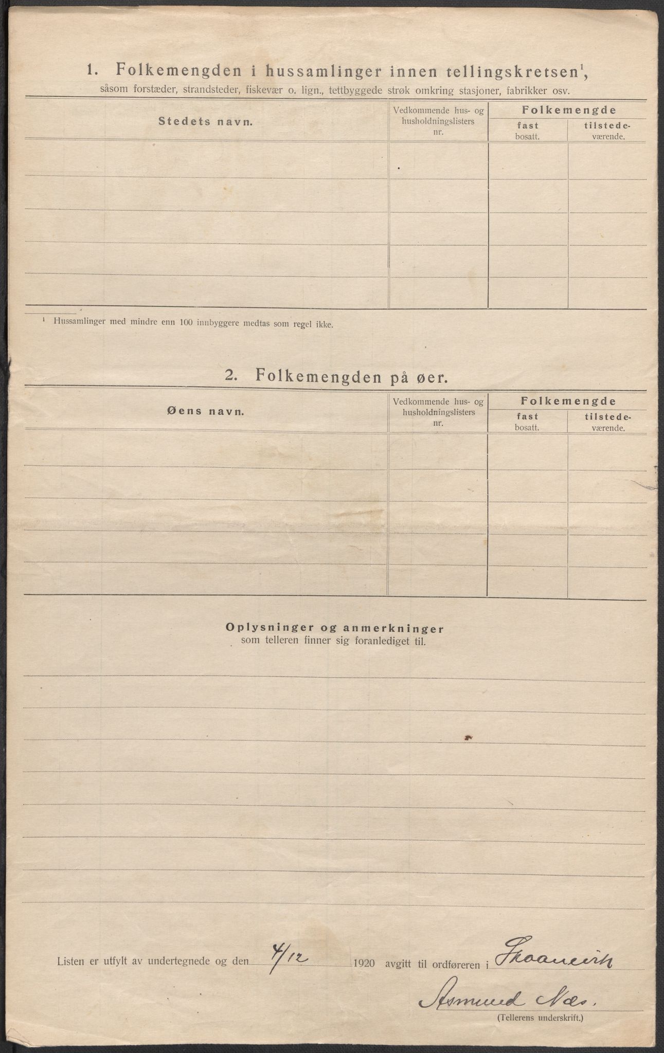 SAB, 1920 census for Skånevik, 1920, p. 21